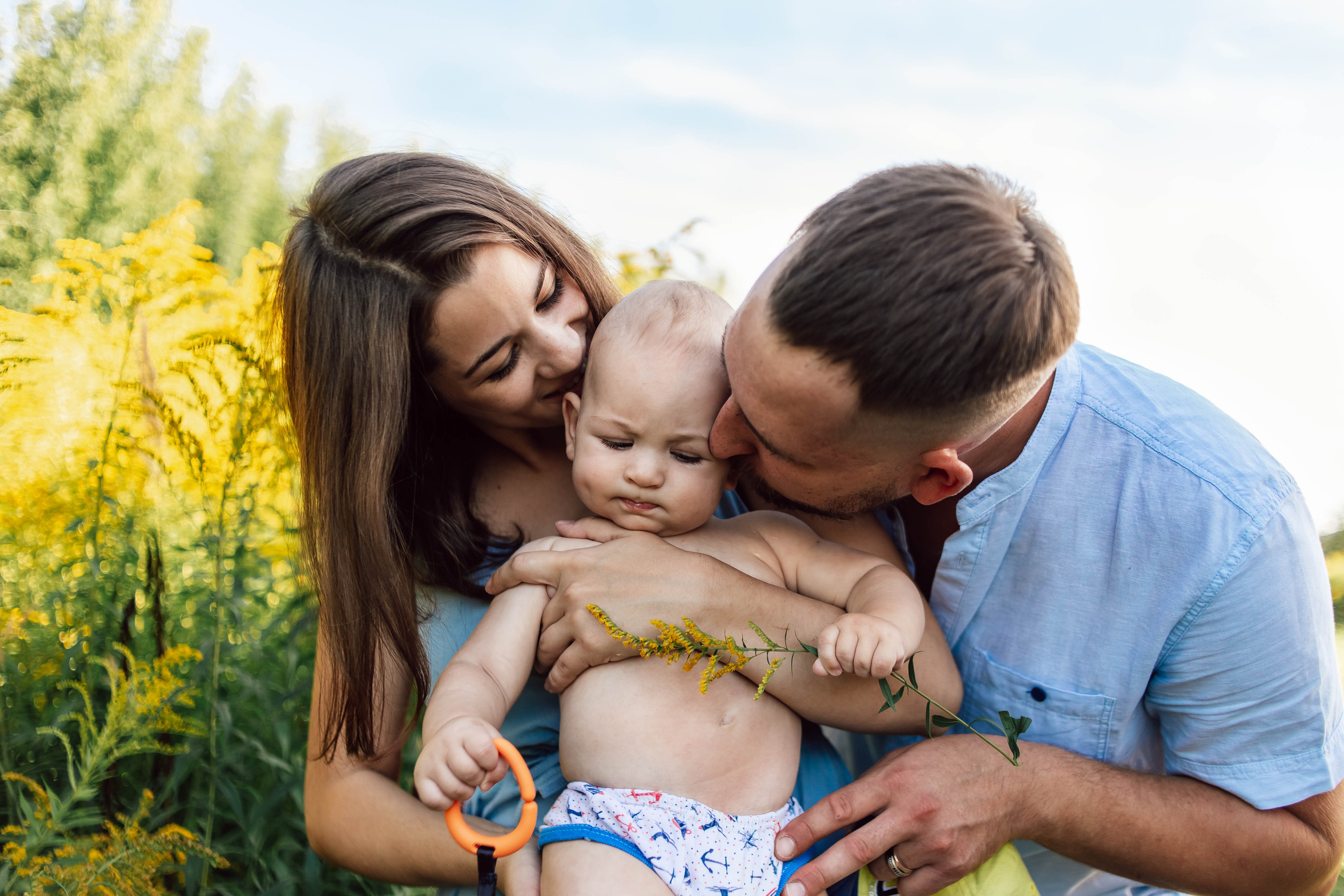 Алена, Саша, Саша и Кокос. Семейный и детский фотограф в Нижнем Новгороде Наумова Лидия