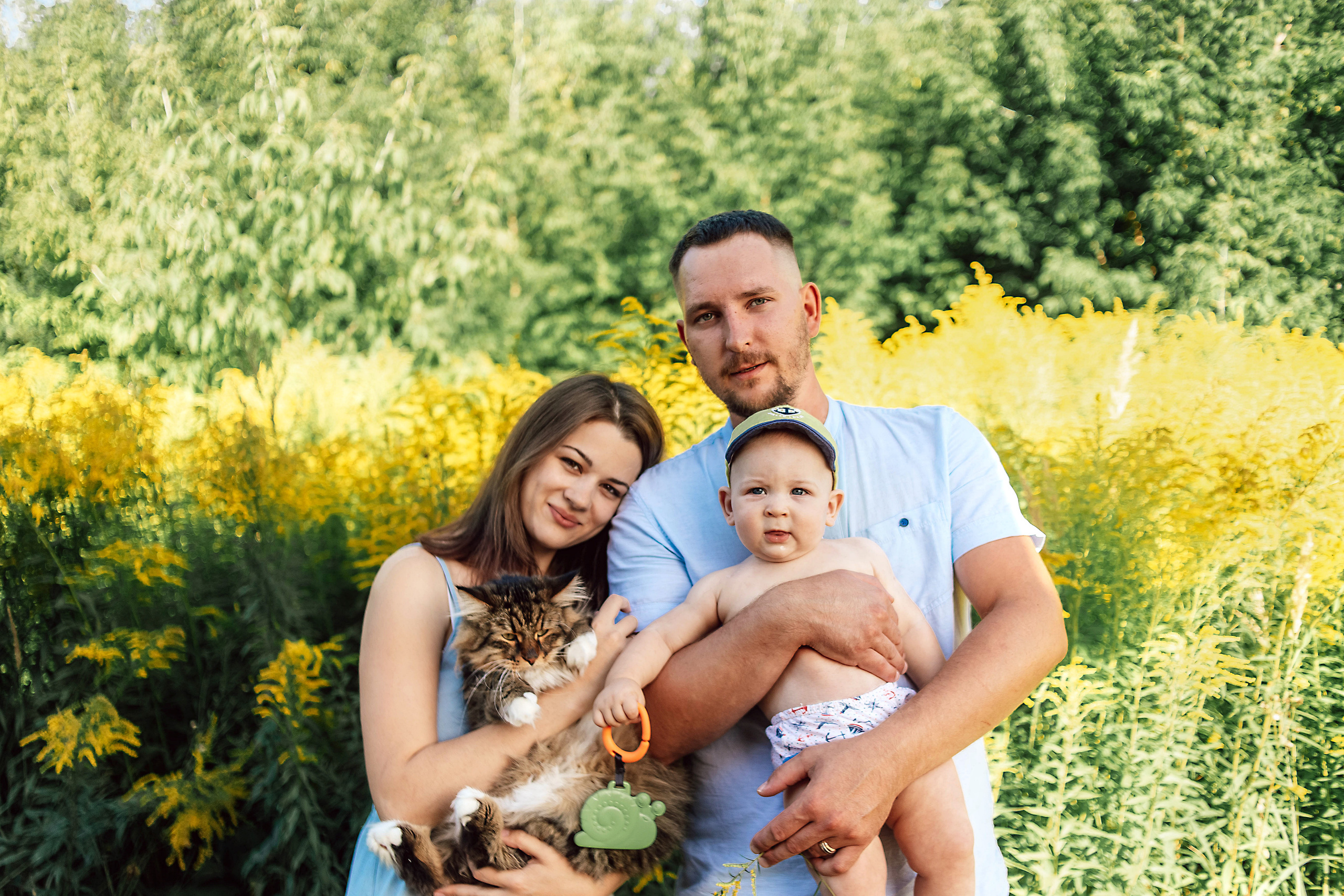 Алена, Саша, Саша и Кокос. Семейный и детский фотограф в Нижнем Новгороде Наумова Лидия