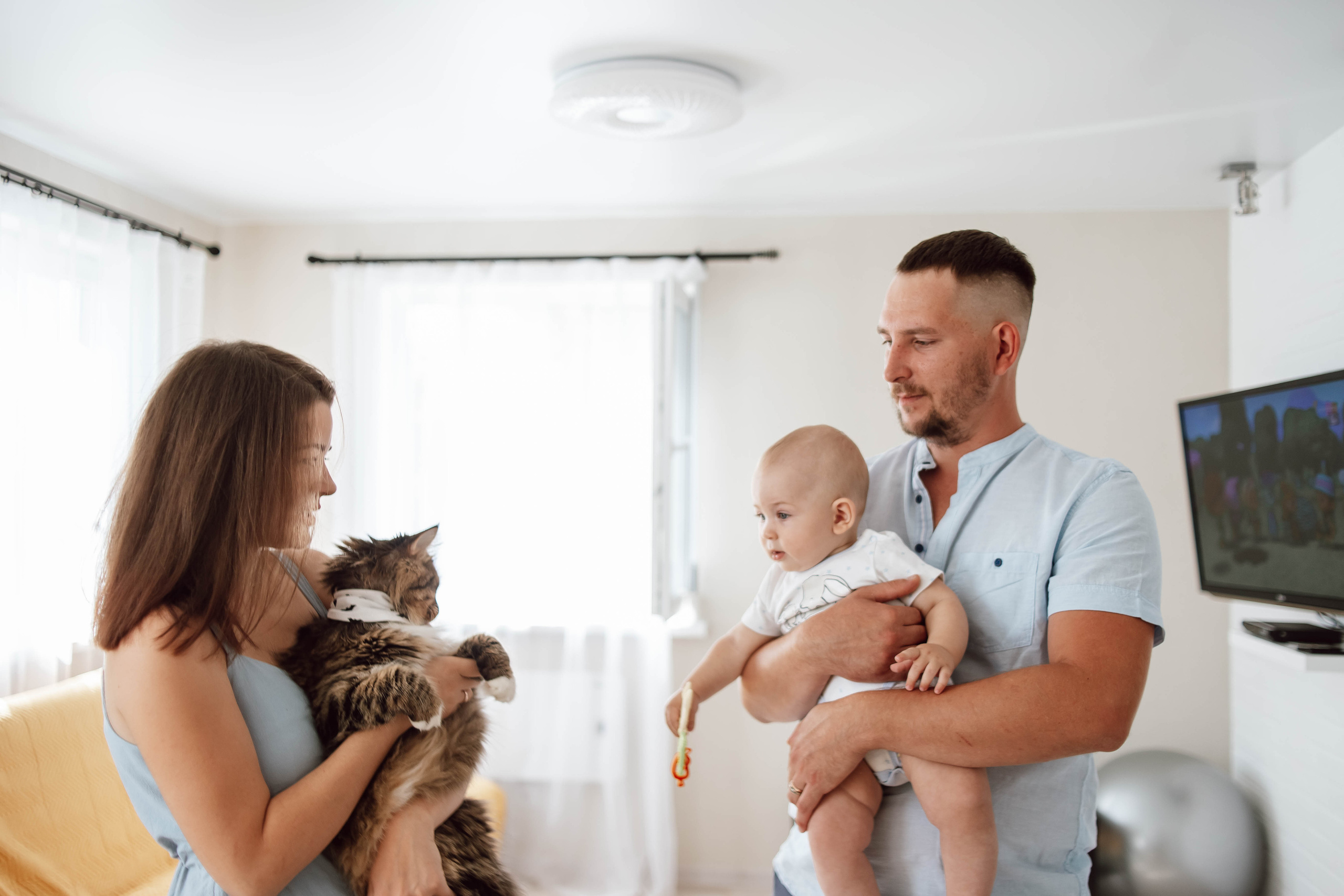 Алена, Саша, Саша и Кокос. Семейный и детский фотограф в Нижнем Новгороде Наумова Лидия