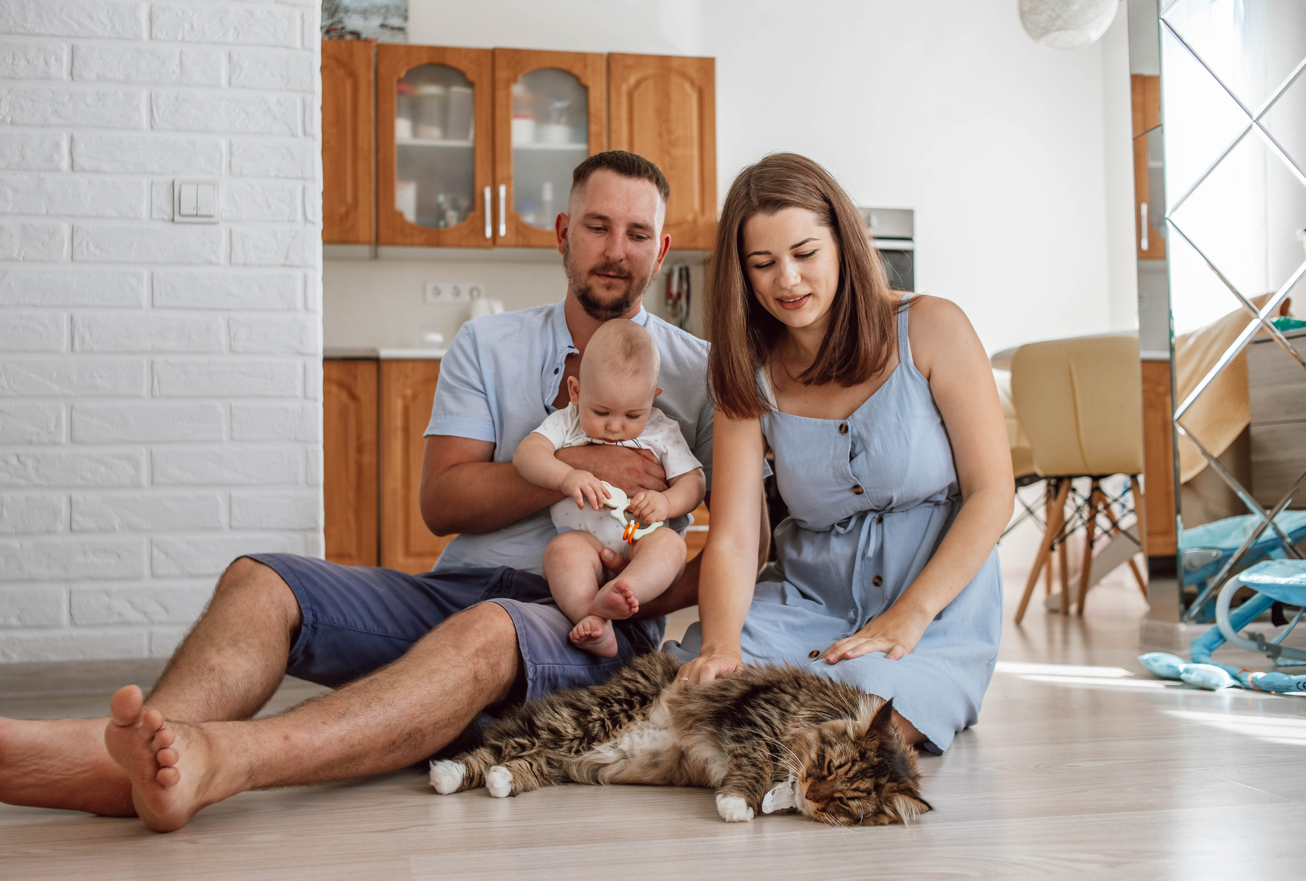 Алена, Саша, Саша и Кокос. Семейный и детский фотограф в Нижнем Новгороде Наумова Лидия