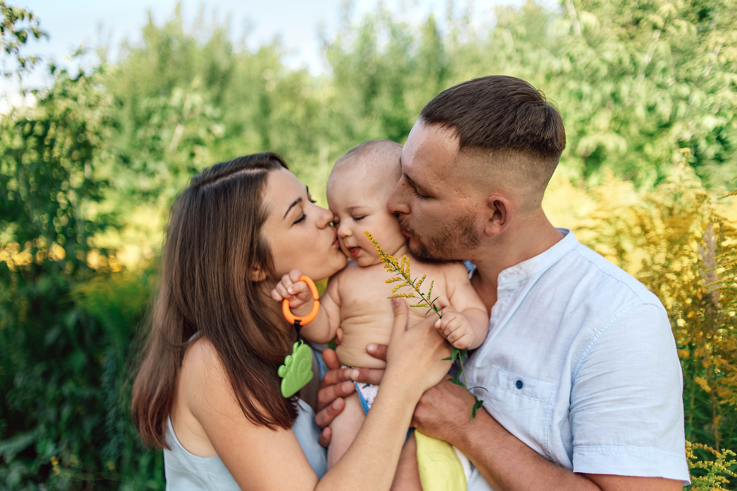 Алена, Саша, Саша и Кокос. Семейный и детский фотограф в Нижнем Новгороде Наумова Лидия