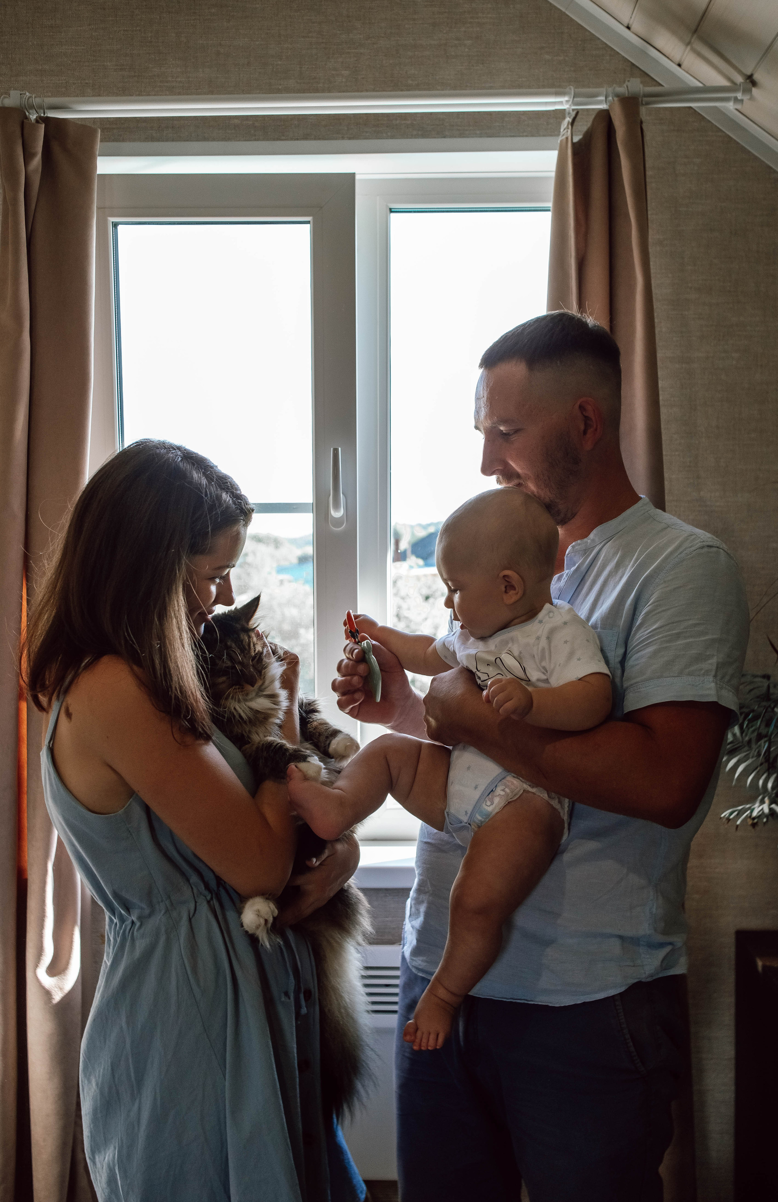 Алена, Саша, Саша и Кокос. Семейный и детский фотограф в Нижнем Новгороде Наумова Лидия