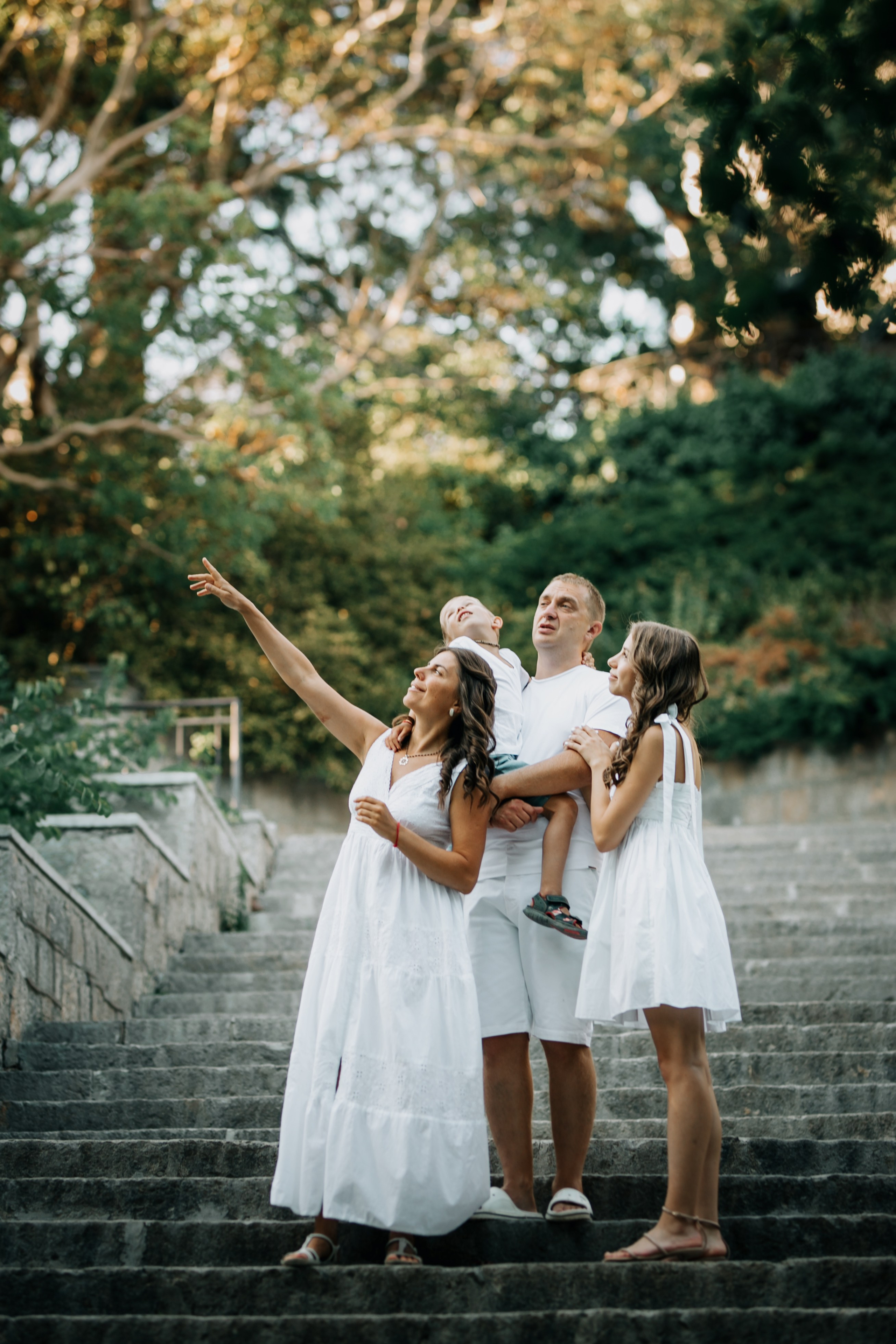 Никитский ботанический сад. Семья Галины и Андрея. Фотограф в Крыму