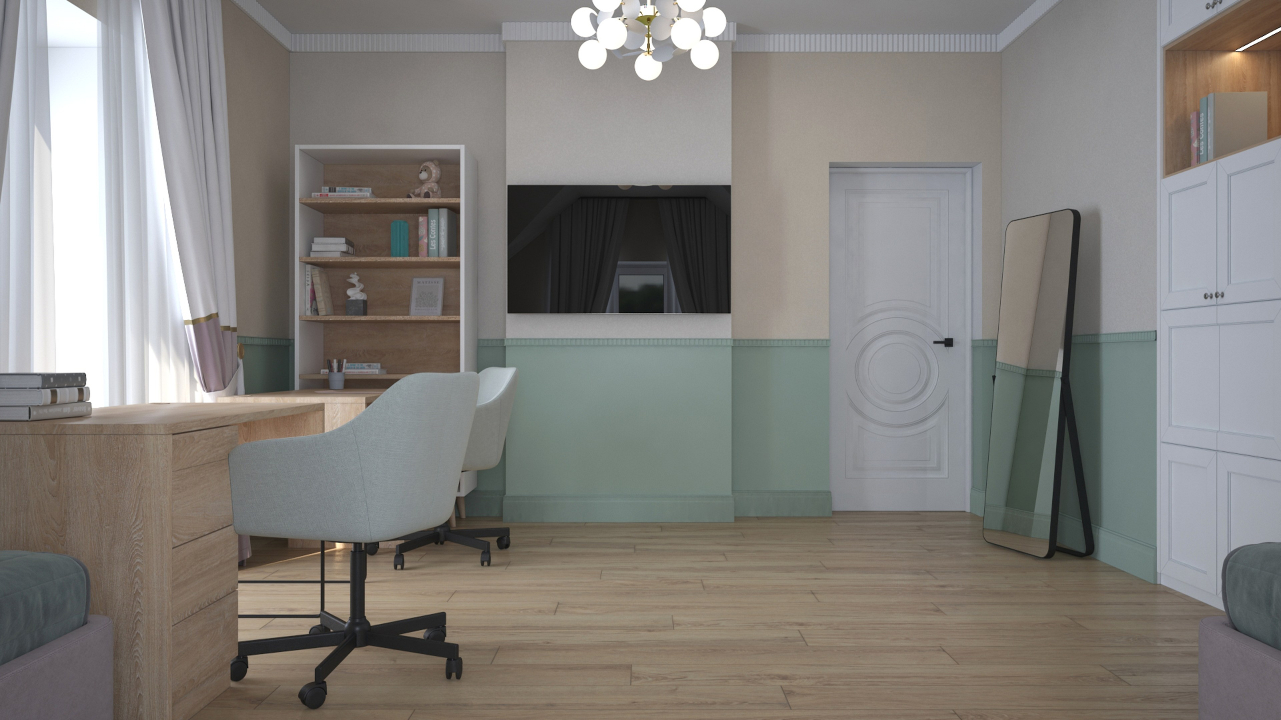 Интерьер загородного дома в стиле прованс. RASEN DESIGN. Архитектурные проекты зданий, интерьеров и благоустройства