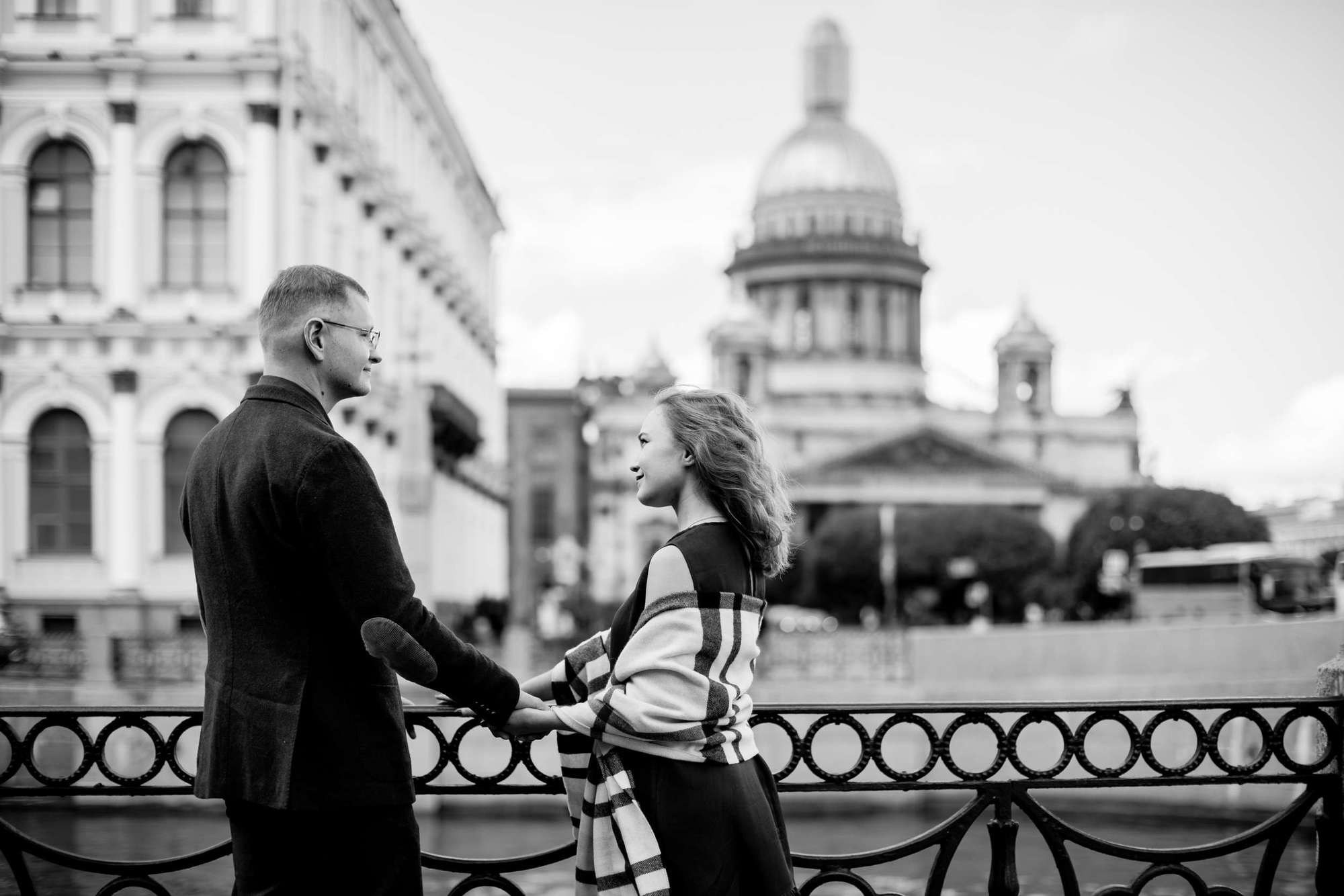 Фотосессия лав стори Андрея и Анастасии в СПб