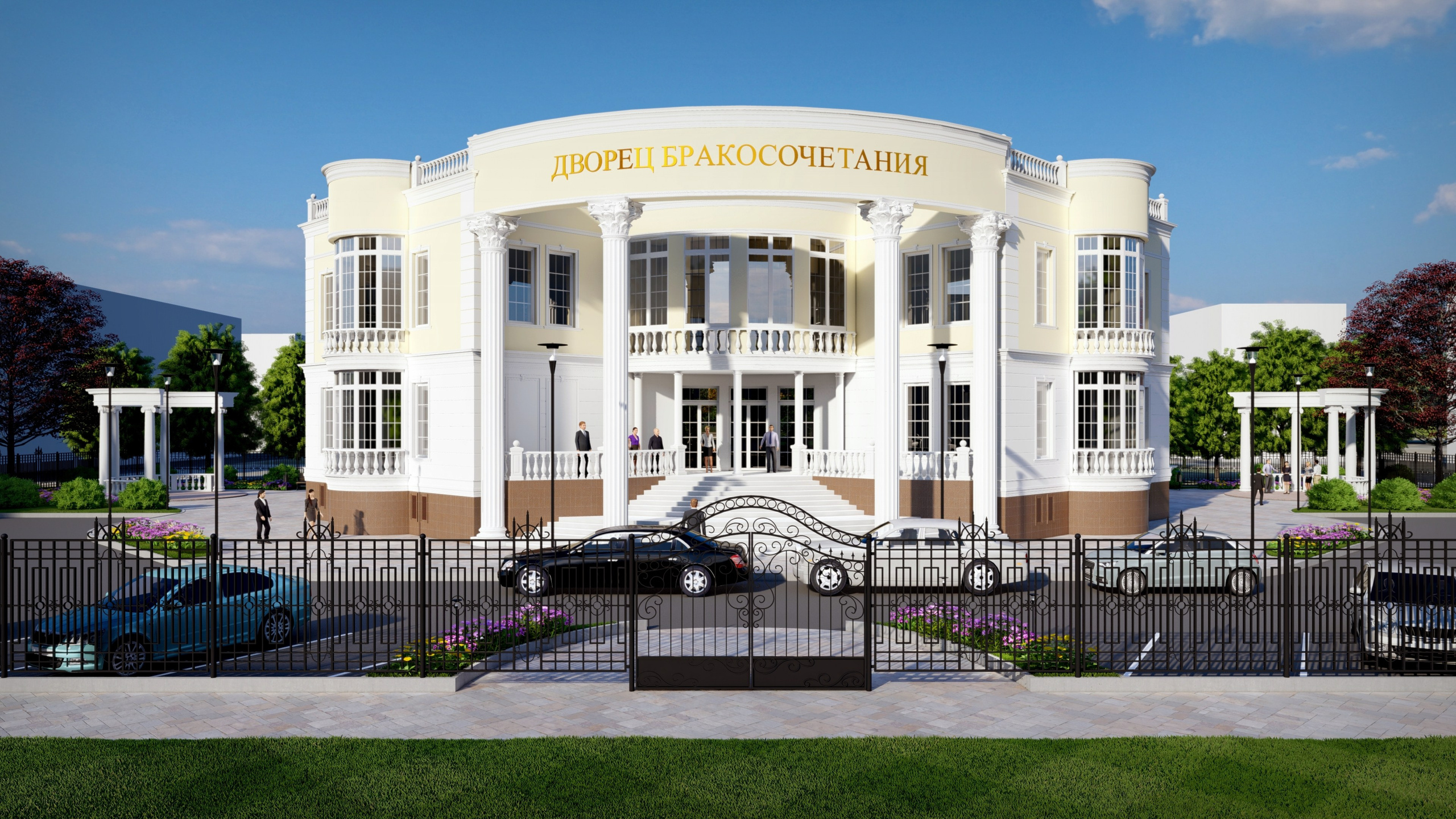 ЗАГС г. Муравленко (ЯНАО) 2020. Александр Липатов архитектурный дизайн