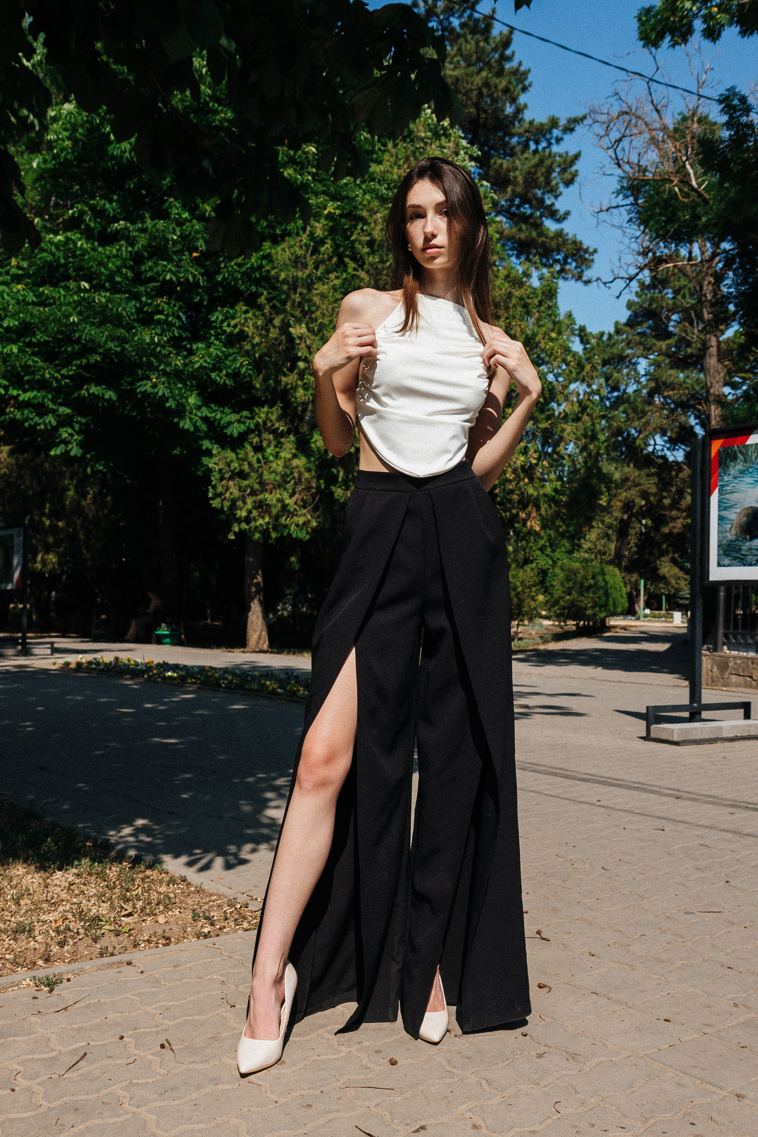 Лера в парке Горького. Фотограф Александр Бигари