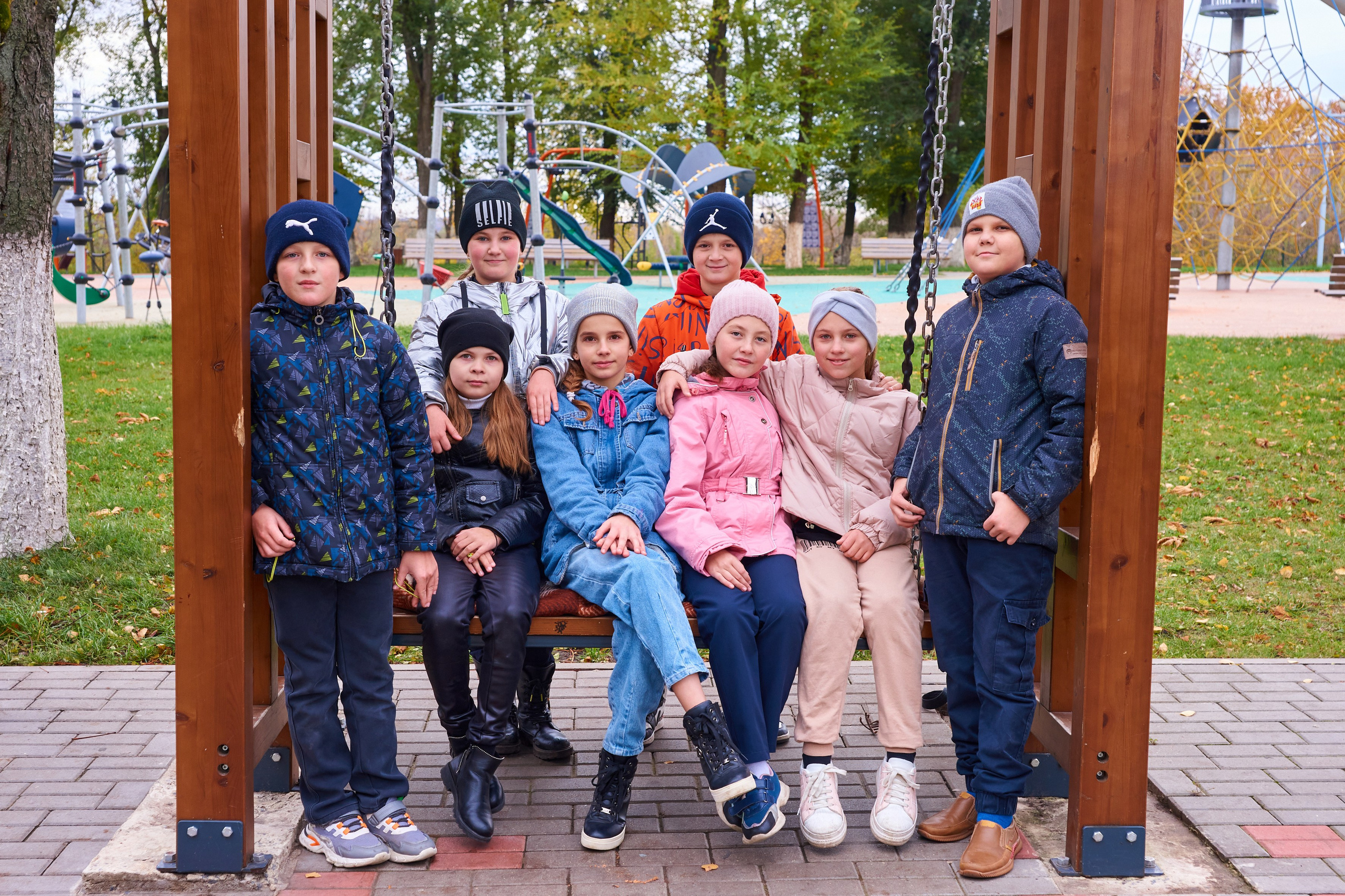 Съёмка в парке осенью. 4 класс. Childrenfoto.ru