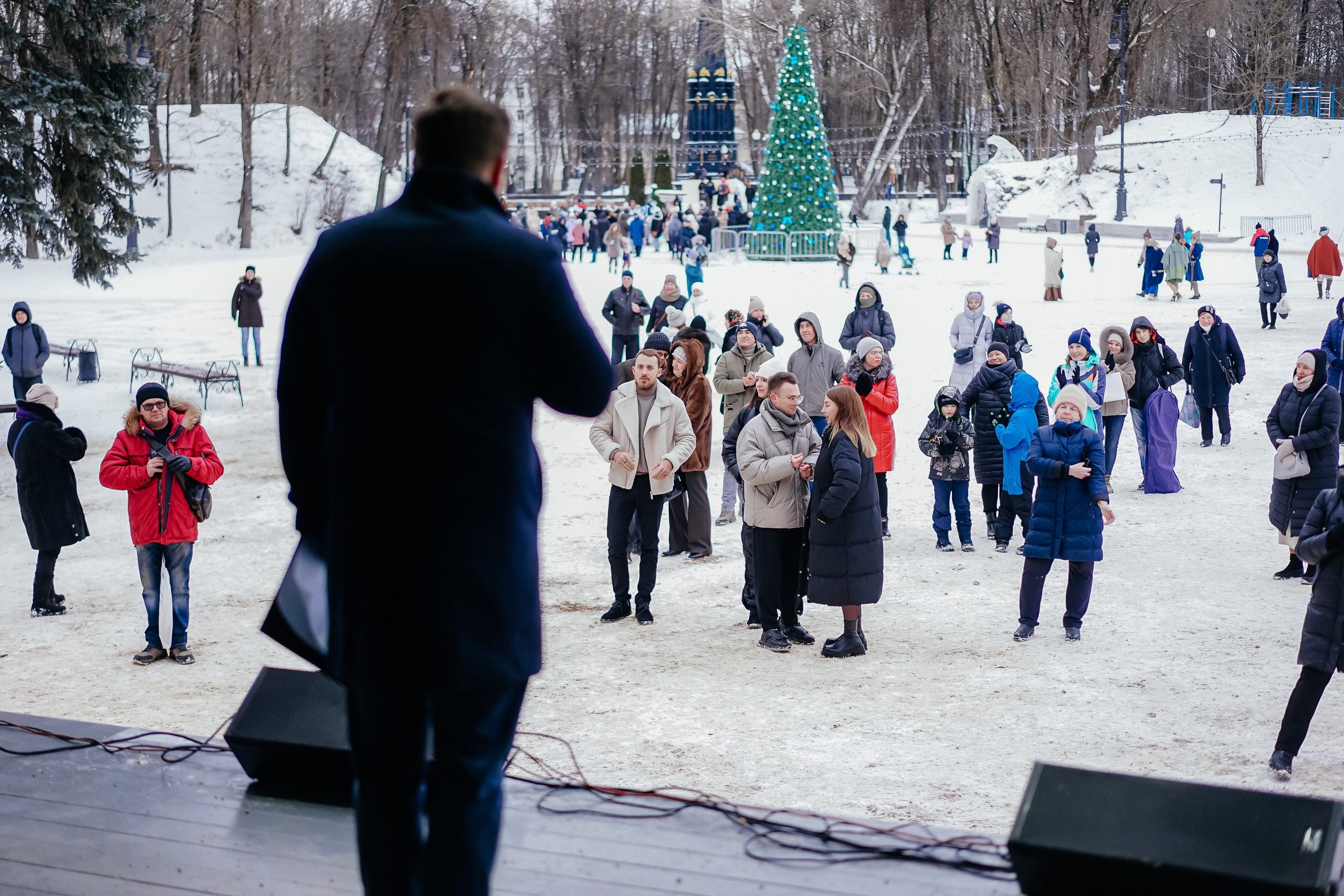 «Предновогодний переполох» Лопатинский сад, 14.12.2024. Фотограф и видеограф Смоленск | Студия Цезарь