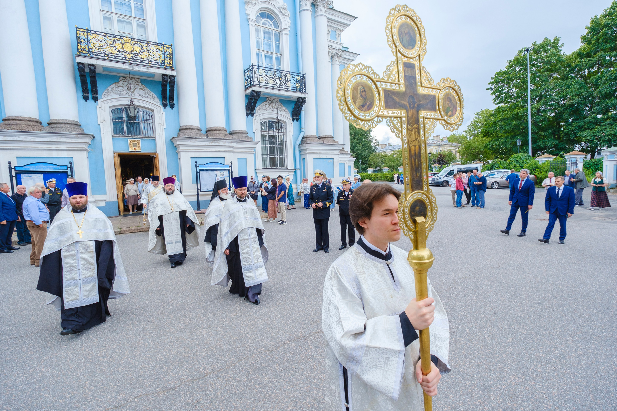 25-Я ГОДОВЩИНА ГИБЕЛИ АТОМНОЙ ПОДВОДНОЙ ЛОДКИ «КУРСК». НИКОЛО-БОГОЯВЛЕНСКИЙ МОРСКОЙ СОБОР
