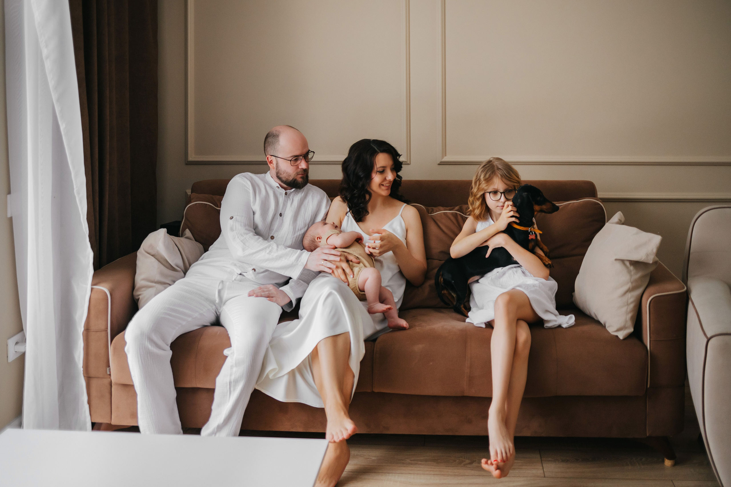 Саша, Саша, Ксюша и Лев. Семейный lifestyle фотограф в Санкт-Петербурге Людмила Пахомова