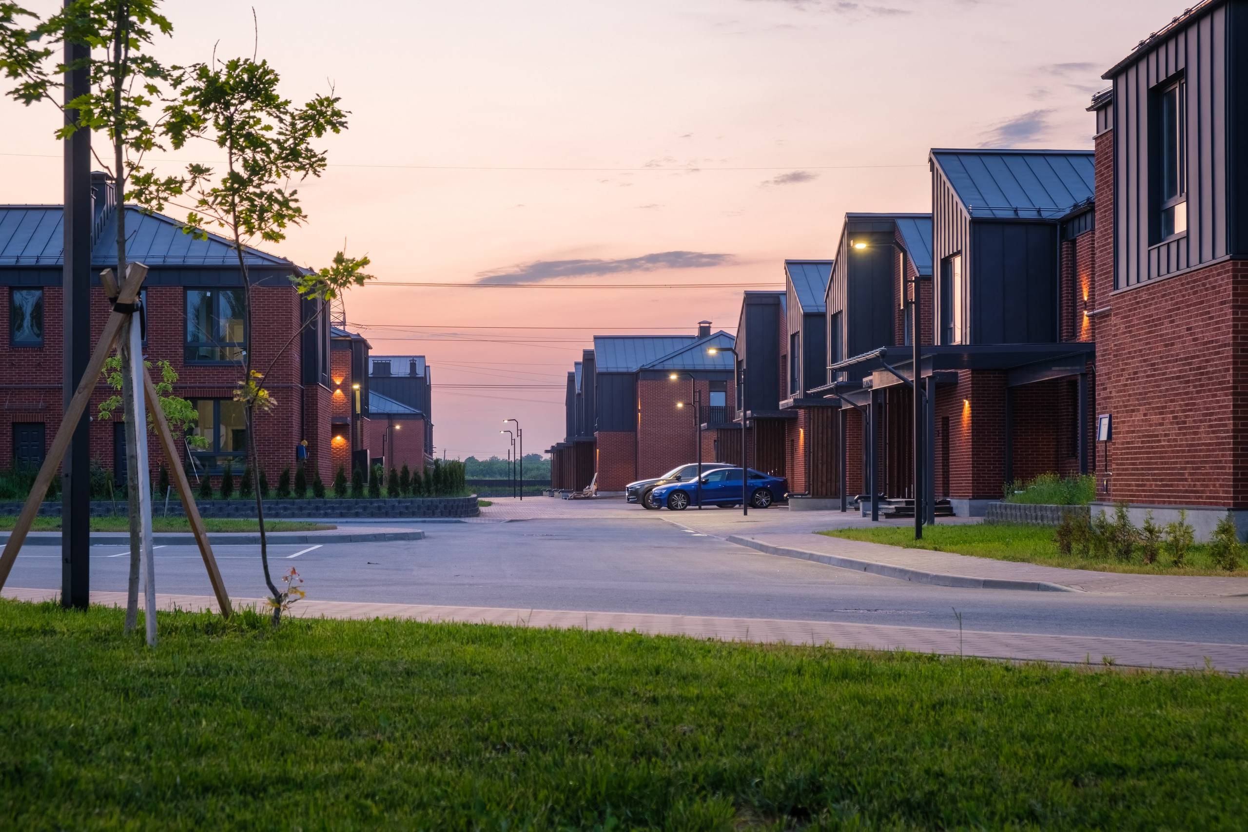 Архитектурная фотосъёмка коттеджного посёлка