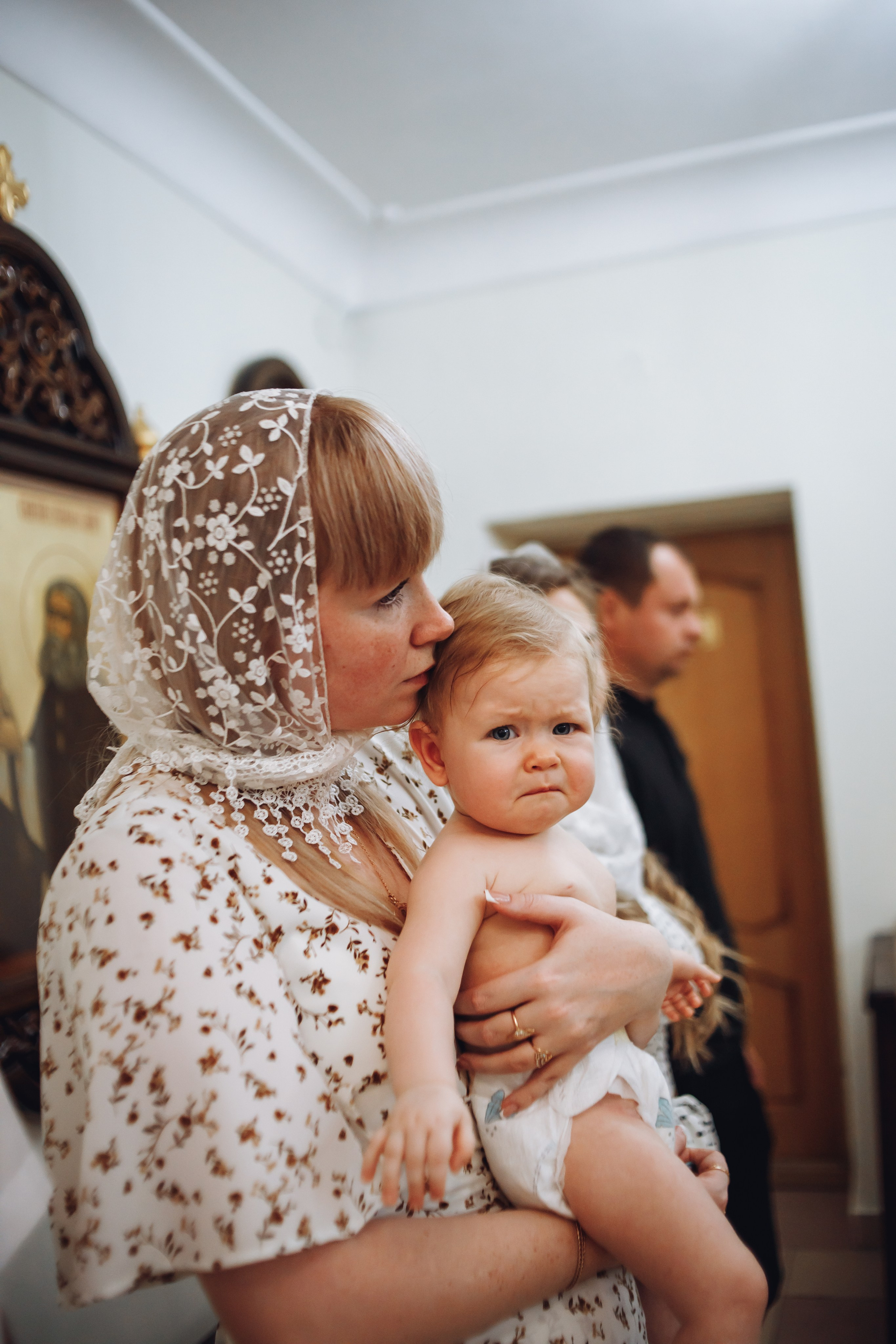Таинство крещения в Тихорецке. Свадебный и семейный фотограф в Краснодарском крае Мария Данилкина