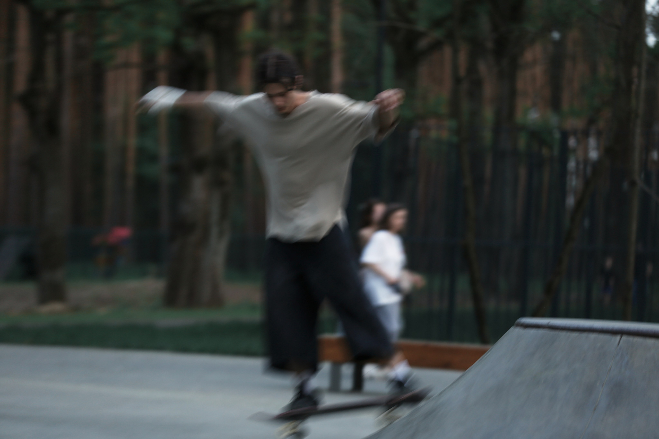 Blue hour in a skatepark. Фотограф Антонина Гудкова