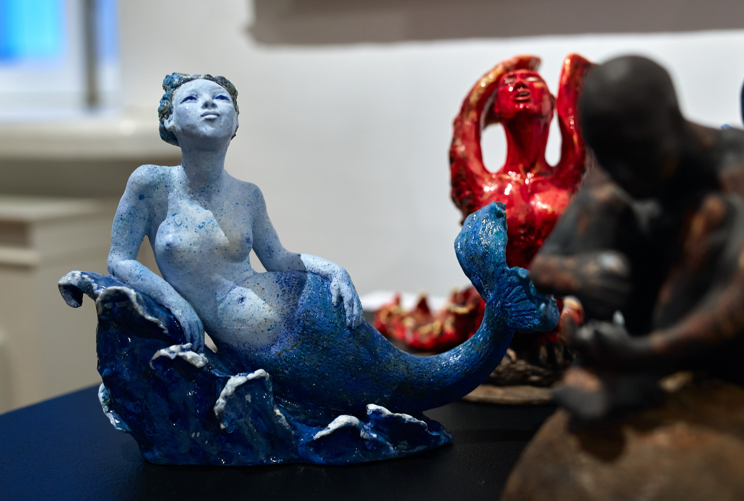 «Сказки 4-х стихий», во Всероссийском музее декоративного искусства. Авторская керамика в Москве, художник Екатерина Кудряшова