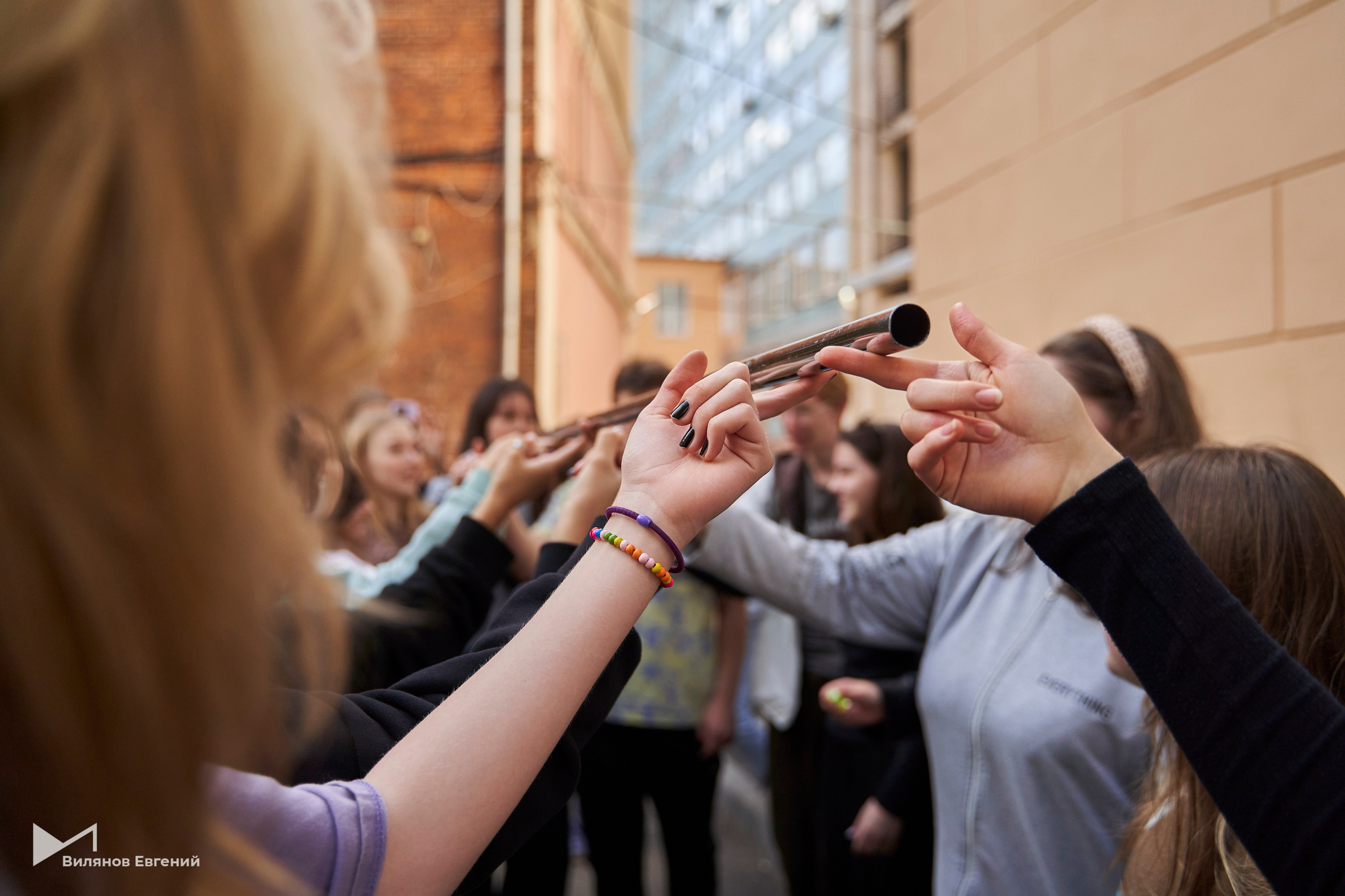 Мероприятие «Веревка» для первокурсников ННГАСУ. Репортажный фотограф Вилянов Евгений. Нижний Новгород