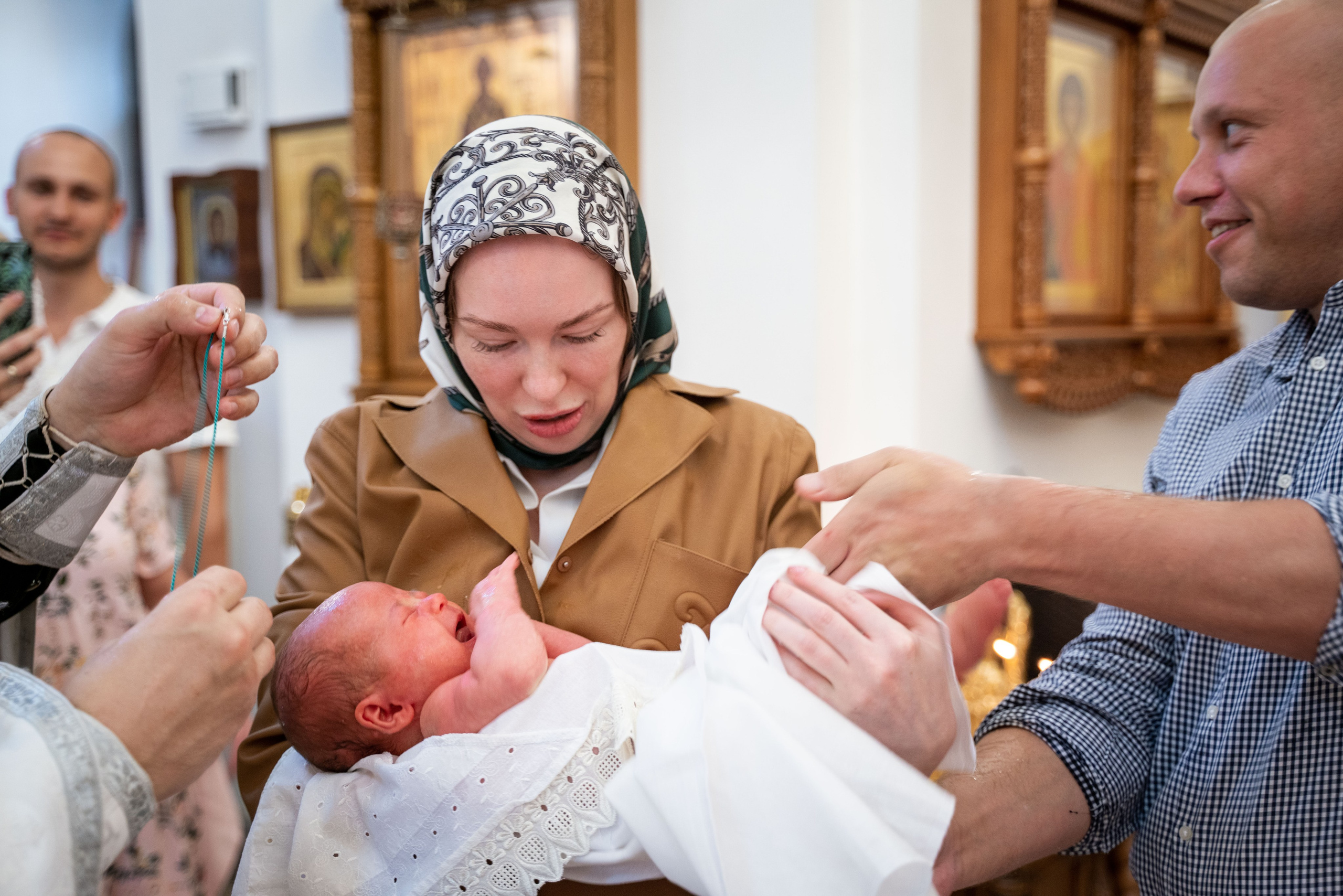 Крещение Александры. Фотограф Мария Орлова