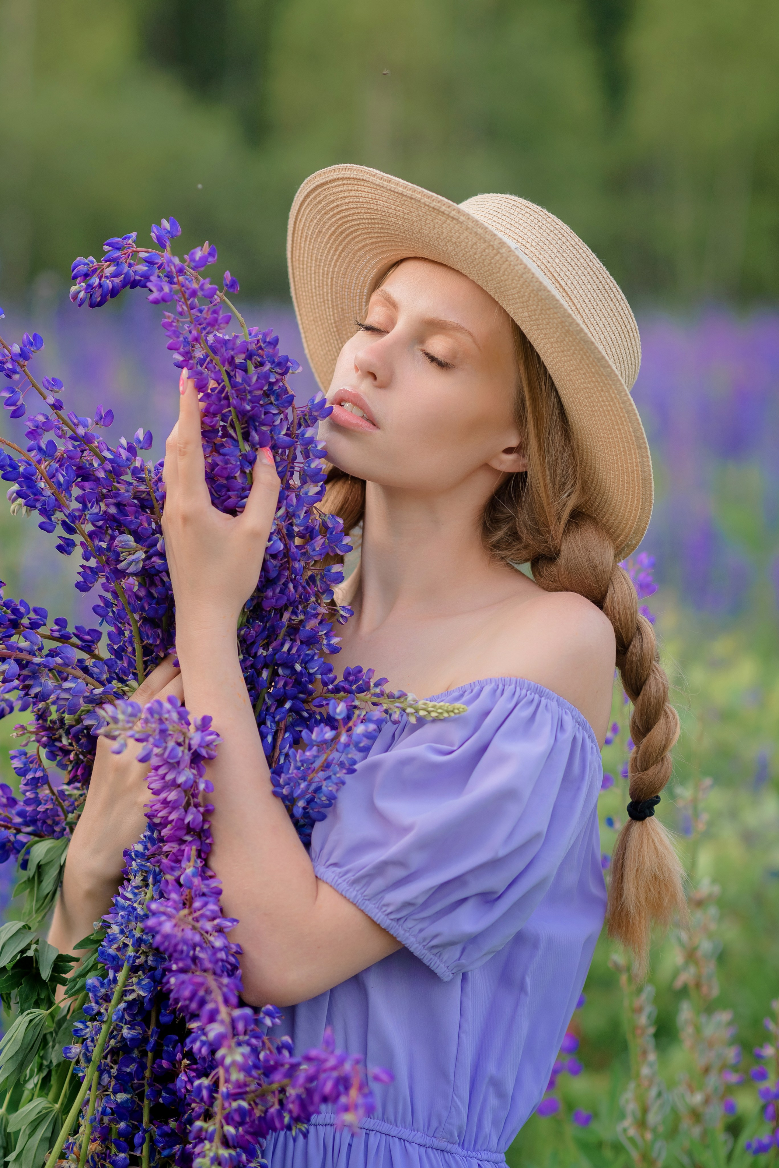 Люпиновое поле. Семейный фотограф в Рязани Мария Ермакова