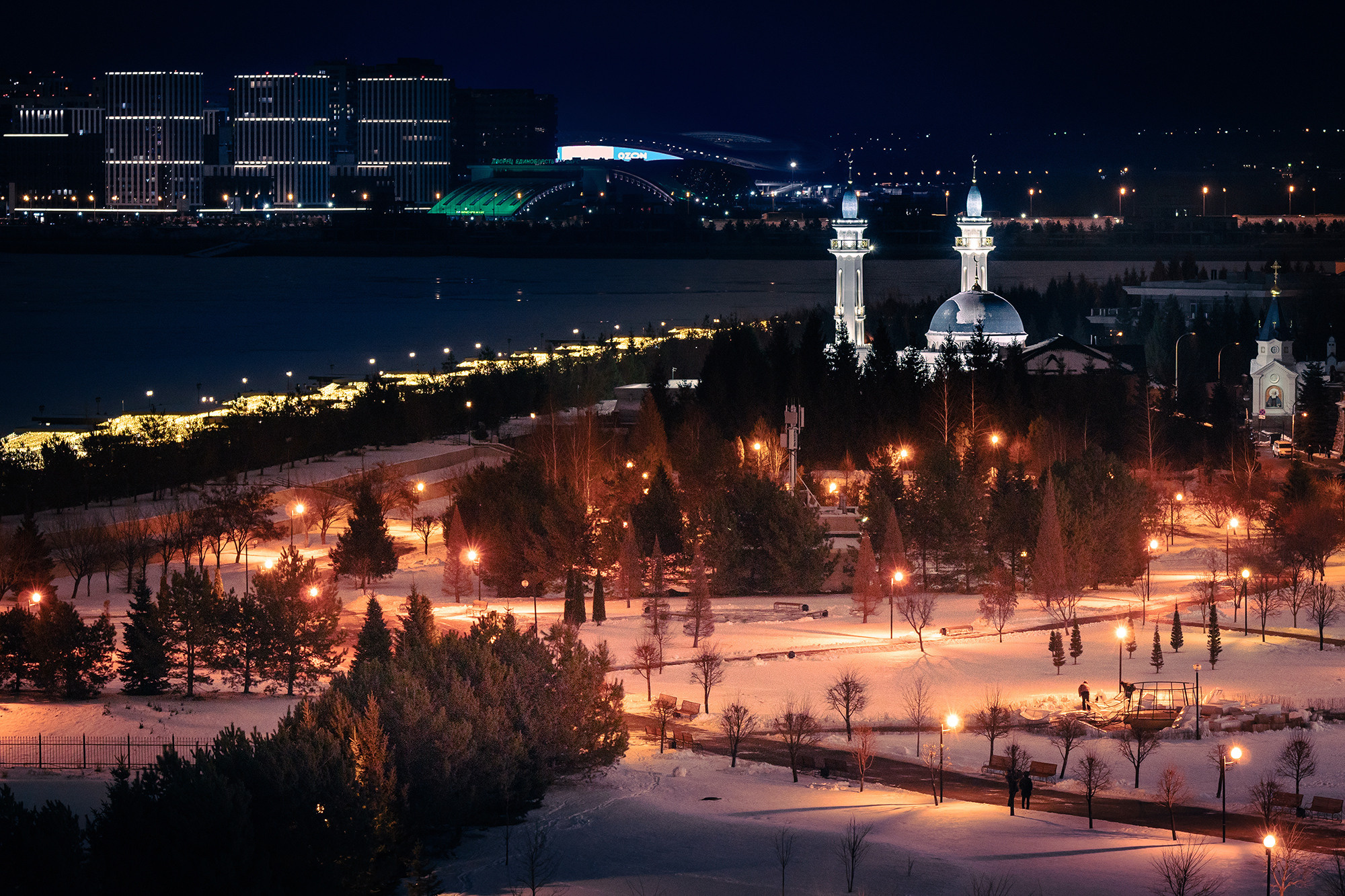 Ночная Казань. Пейзажный фотограф Руслан Лукманов