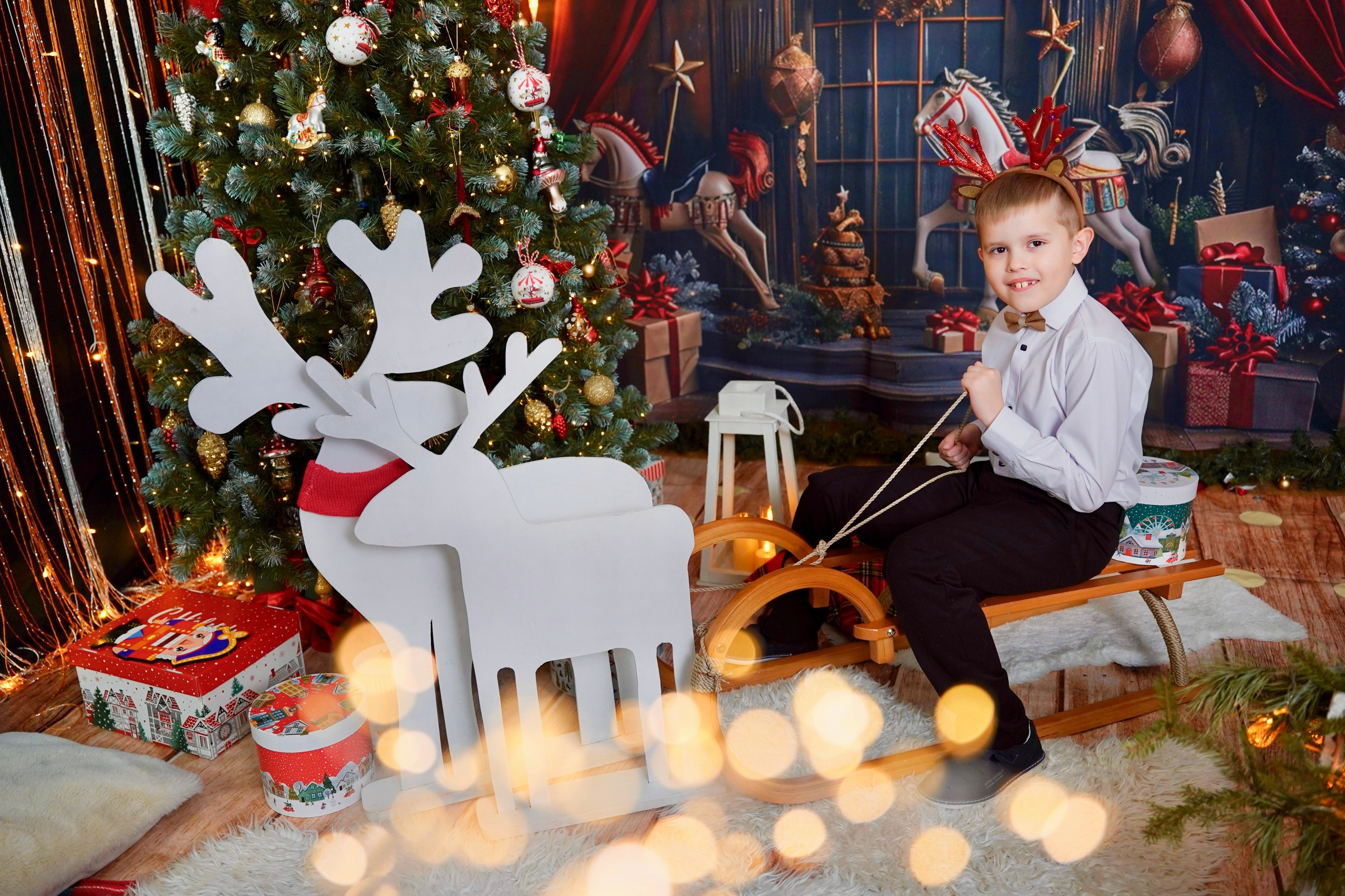 Новогодний фотопроект 2025 № 1. Семейный и детский фотограф Александра Гвоздикова