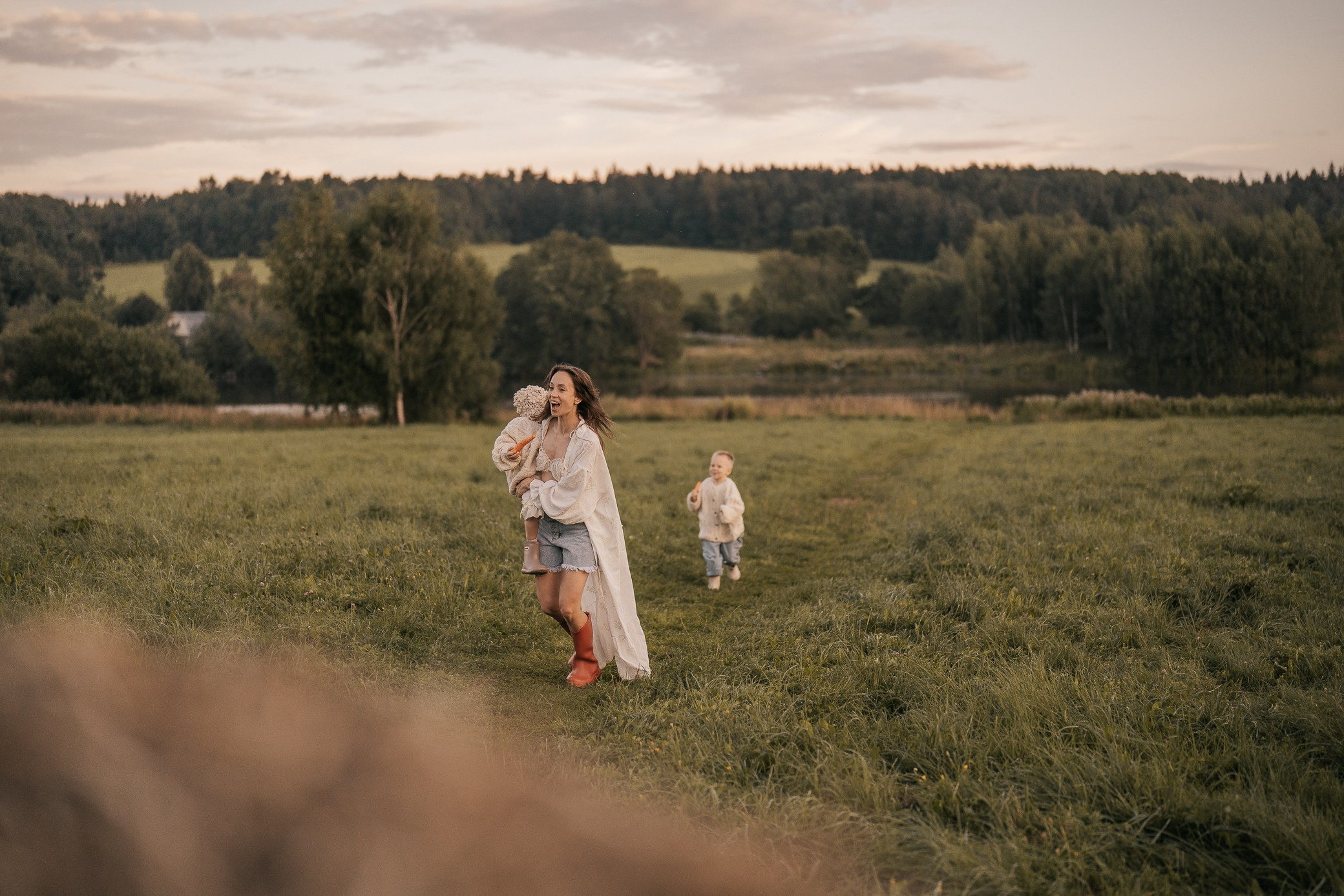 Семейная на закате. Семейный и детский фотограф в Сергиев Посаде, Хотьково Якимчук Любовь