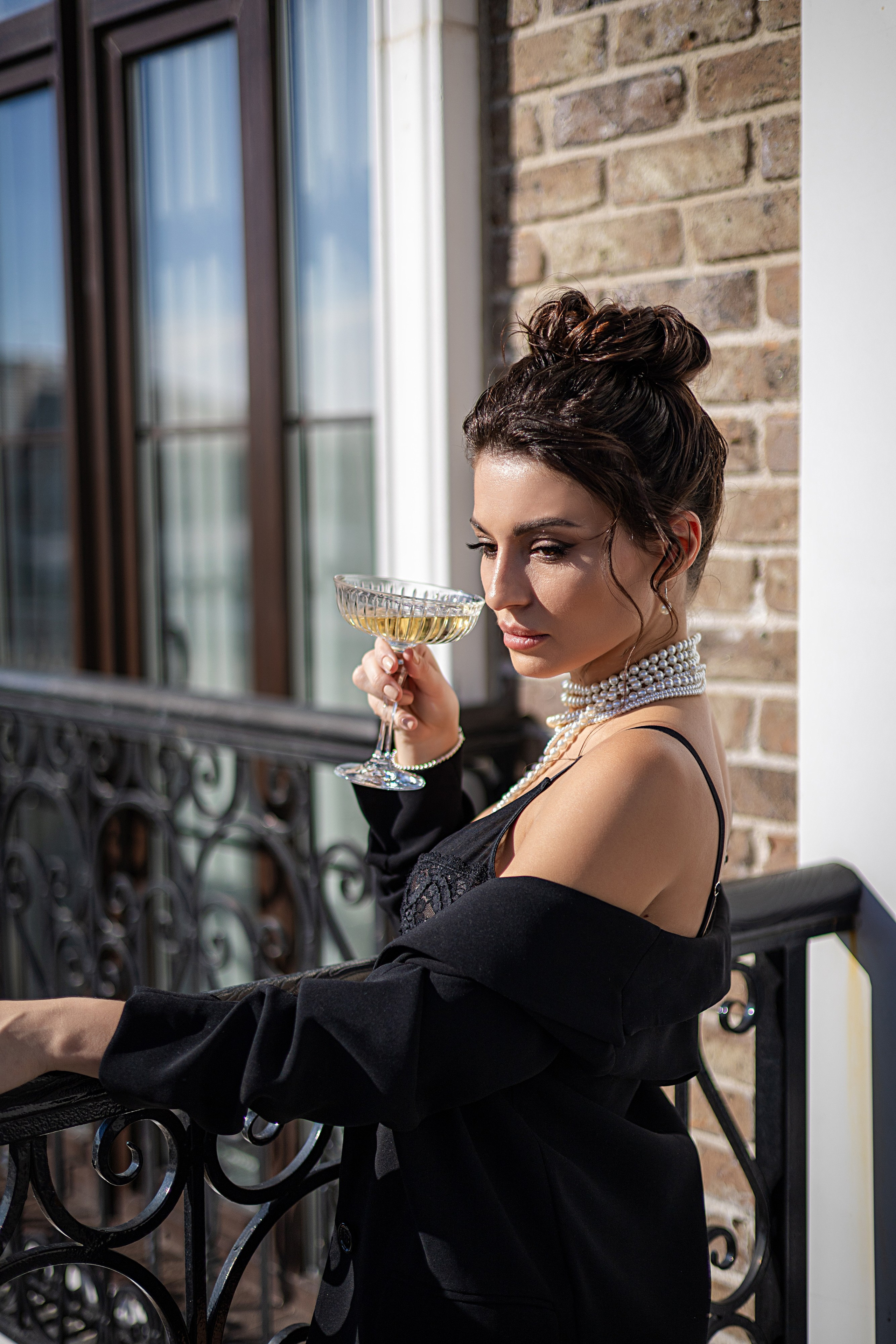 Съемки на улице. Анна Злищева