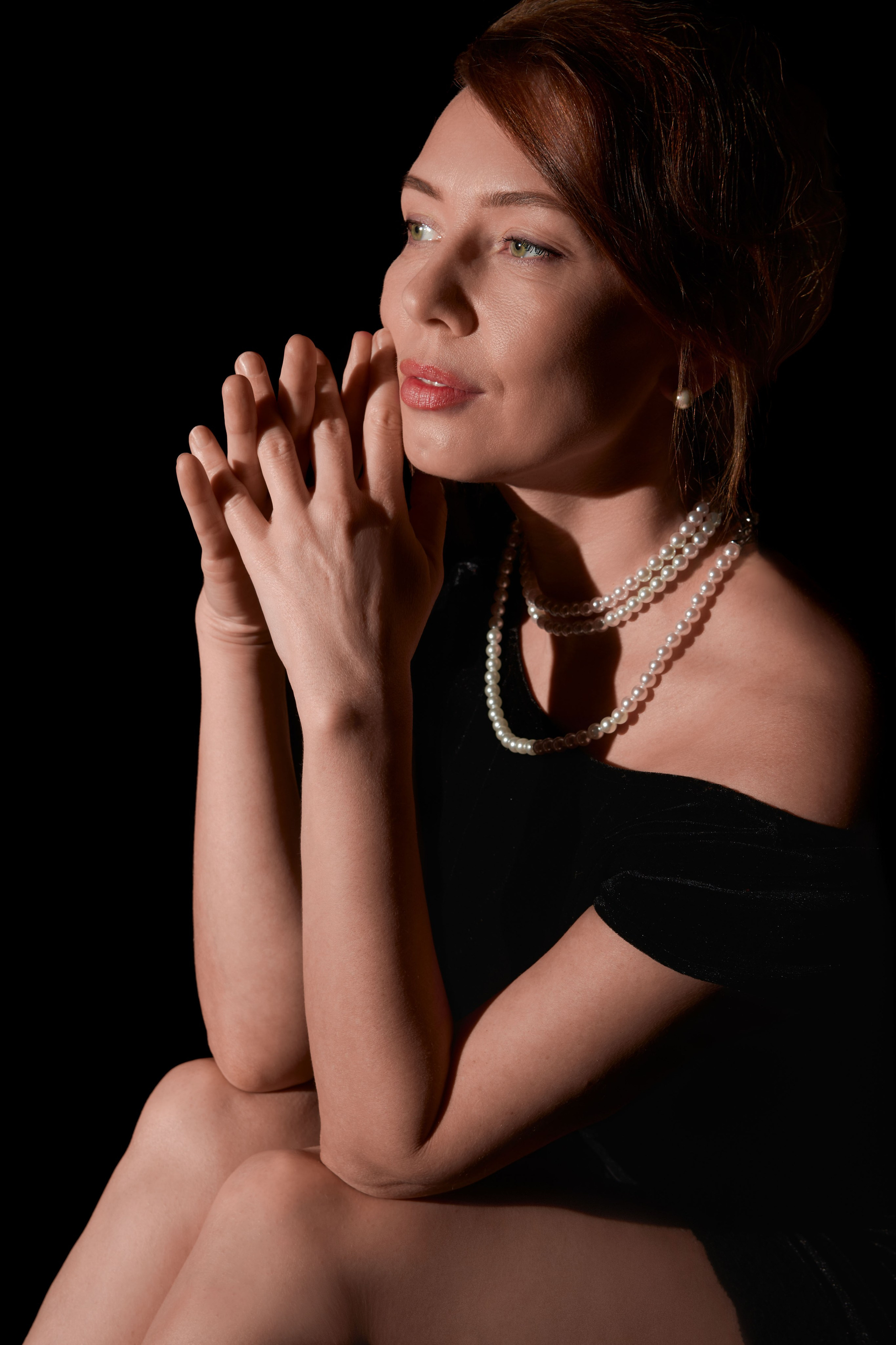 Студийная съемка. Женский портрет. Фотосессия в Кемерово. Фотограф Кемерово.