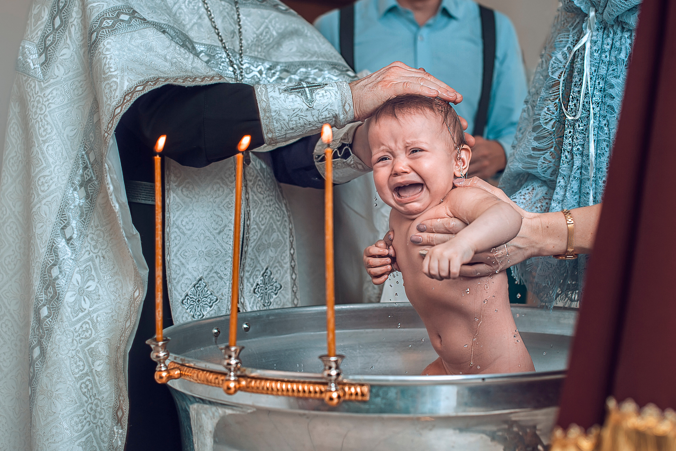 Таинство крещения. Фотограф на Крещение