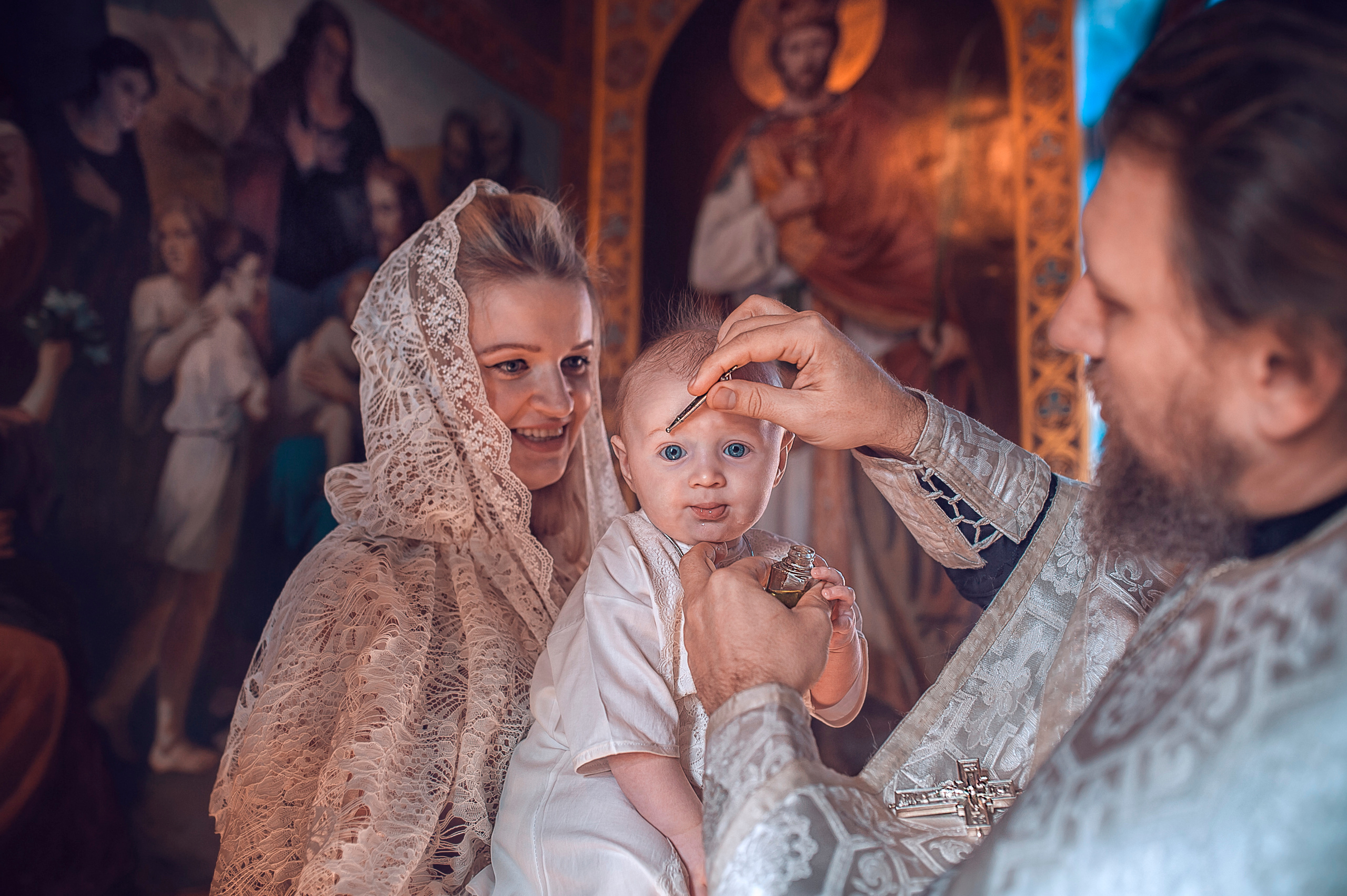 Таинство крещения. Фотограф на Крещение