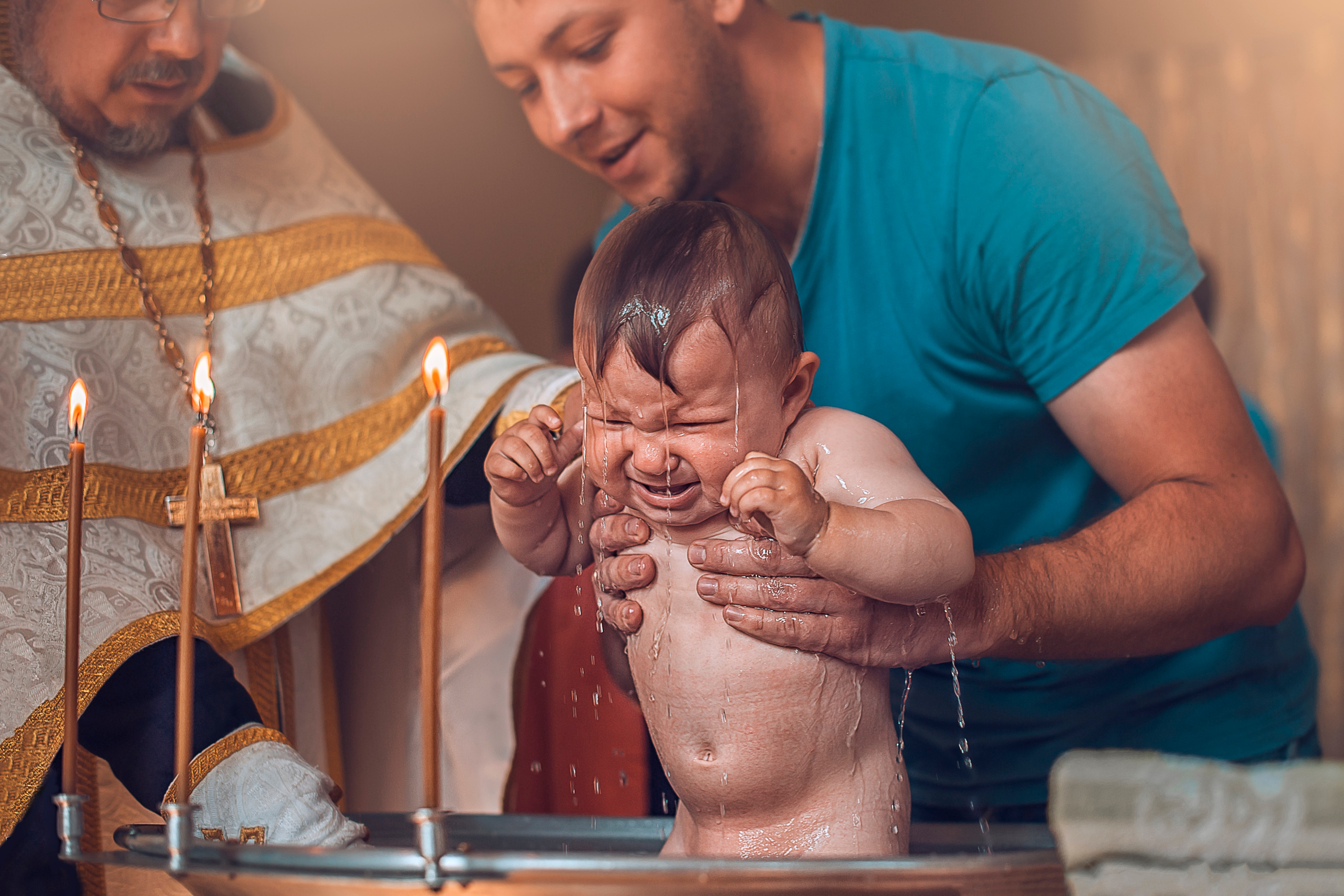 Таинство крещения. Фотограф на Крещение