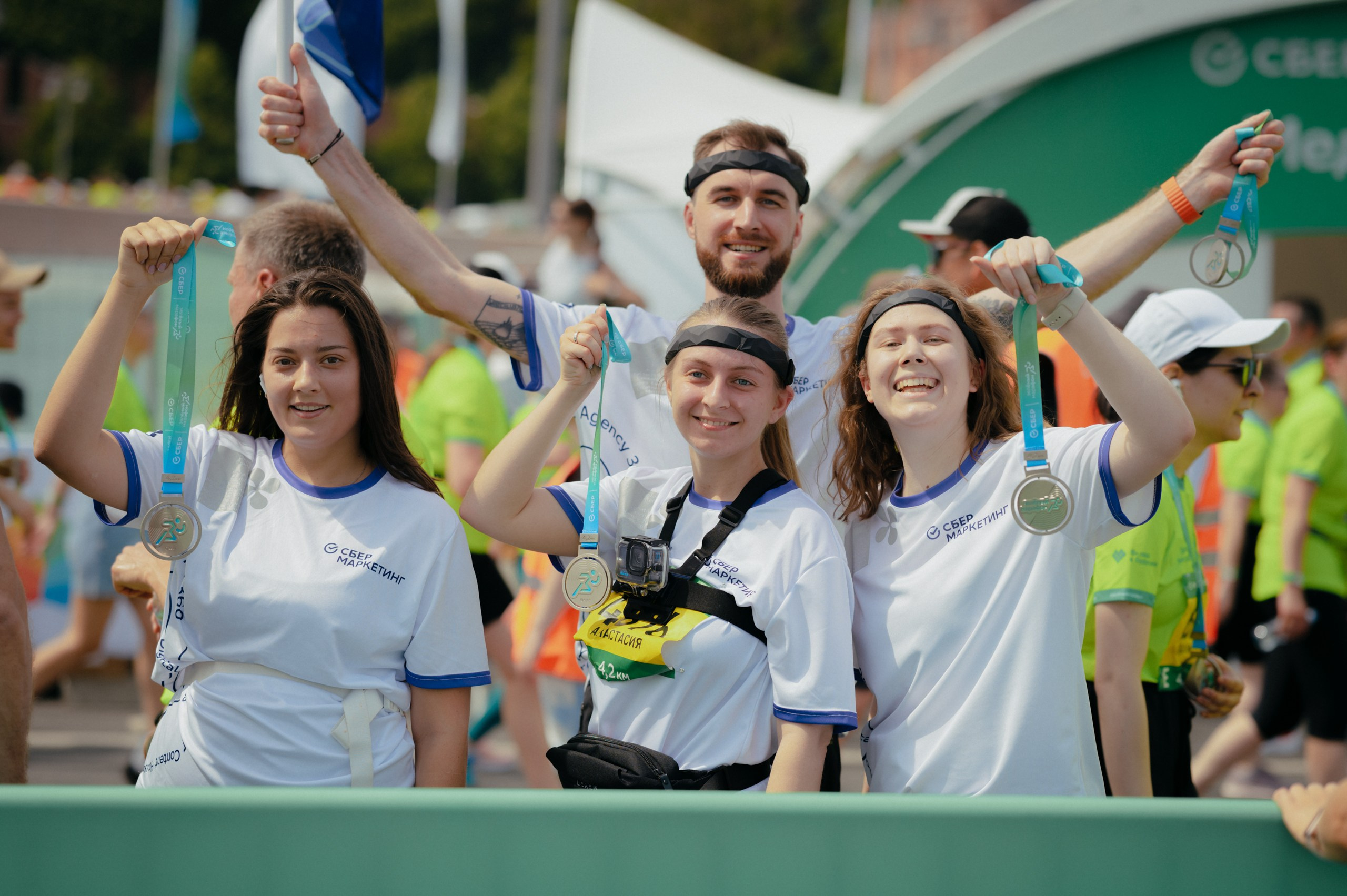 Фотосъёмка участников марафона в Москве. Komonev