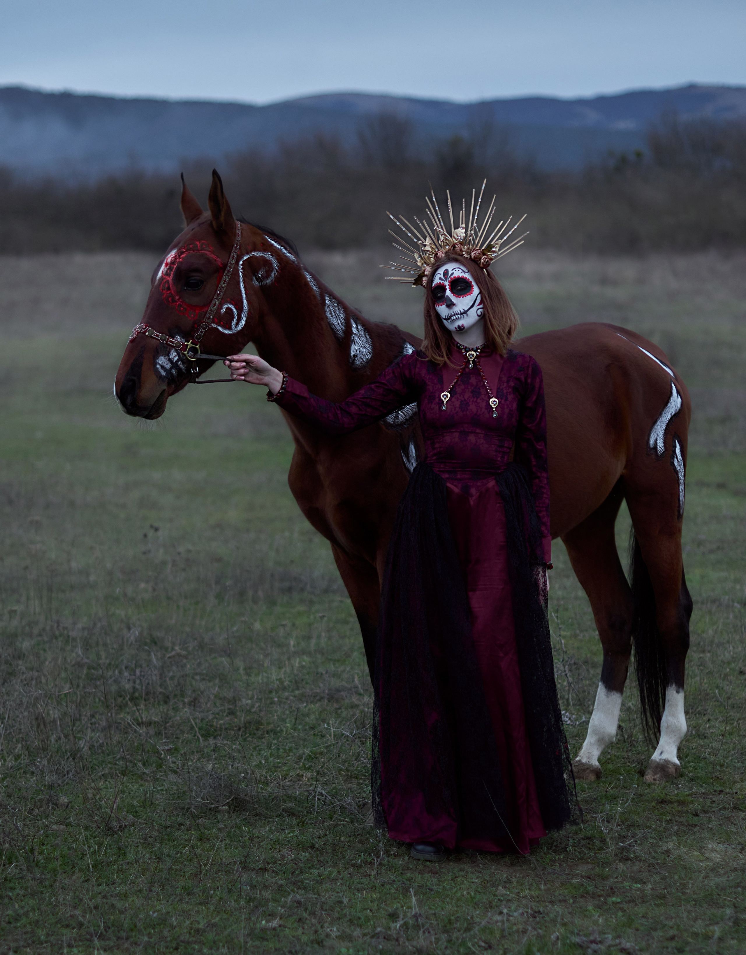 Фотосессия в стиле праздника El Día de Muertos. Фотограф в Севастополе