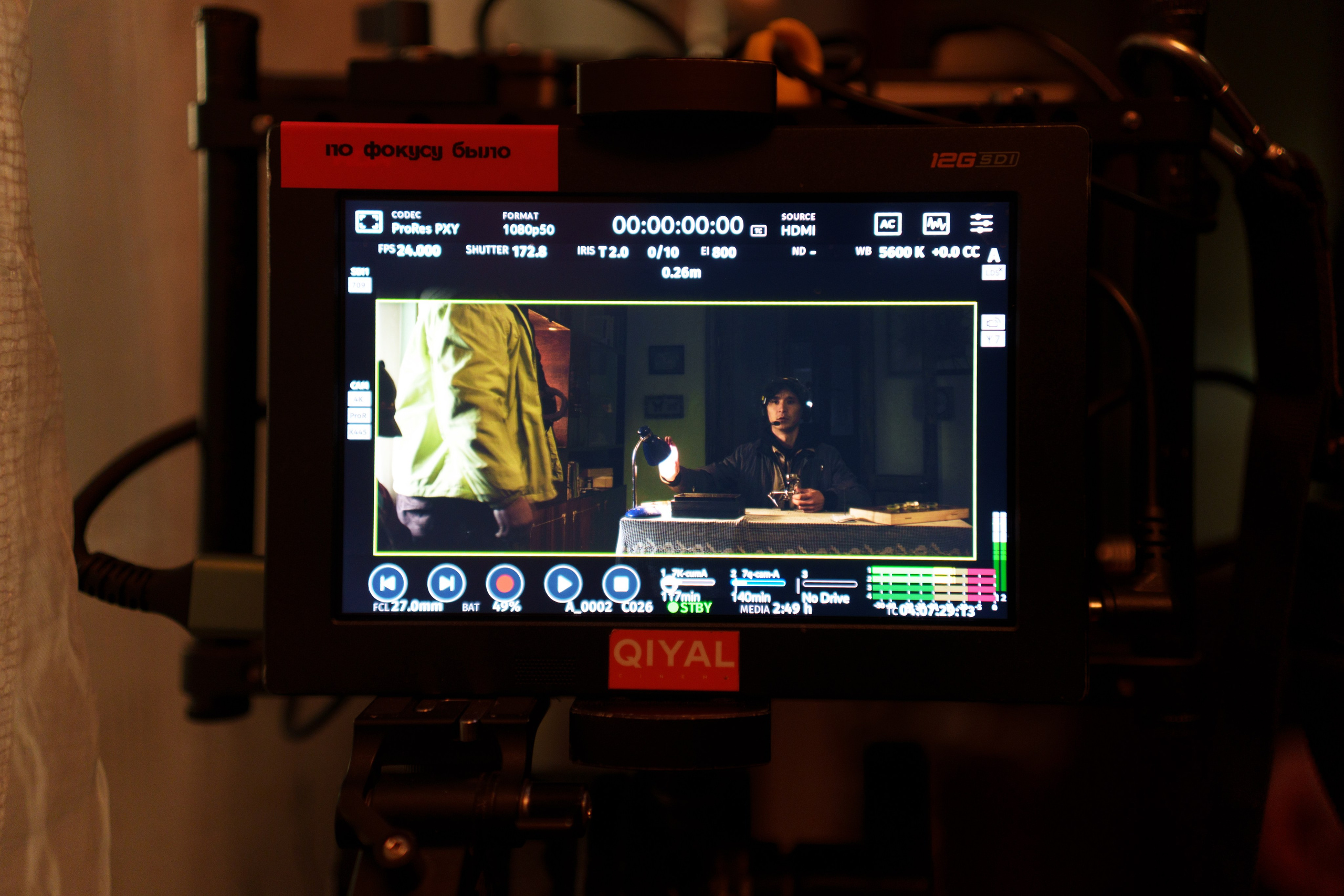 Бекстейдж сьемки кино. Профессиональная съемка в Алматы