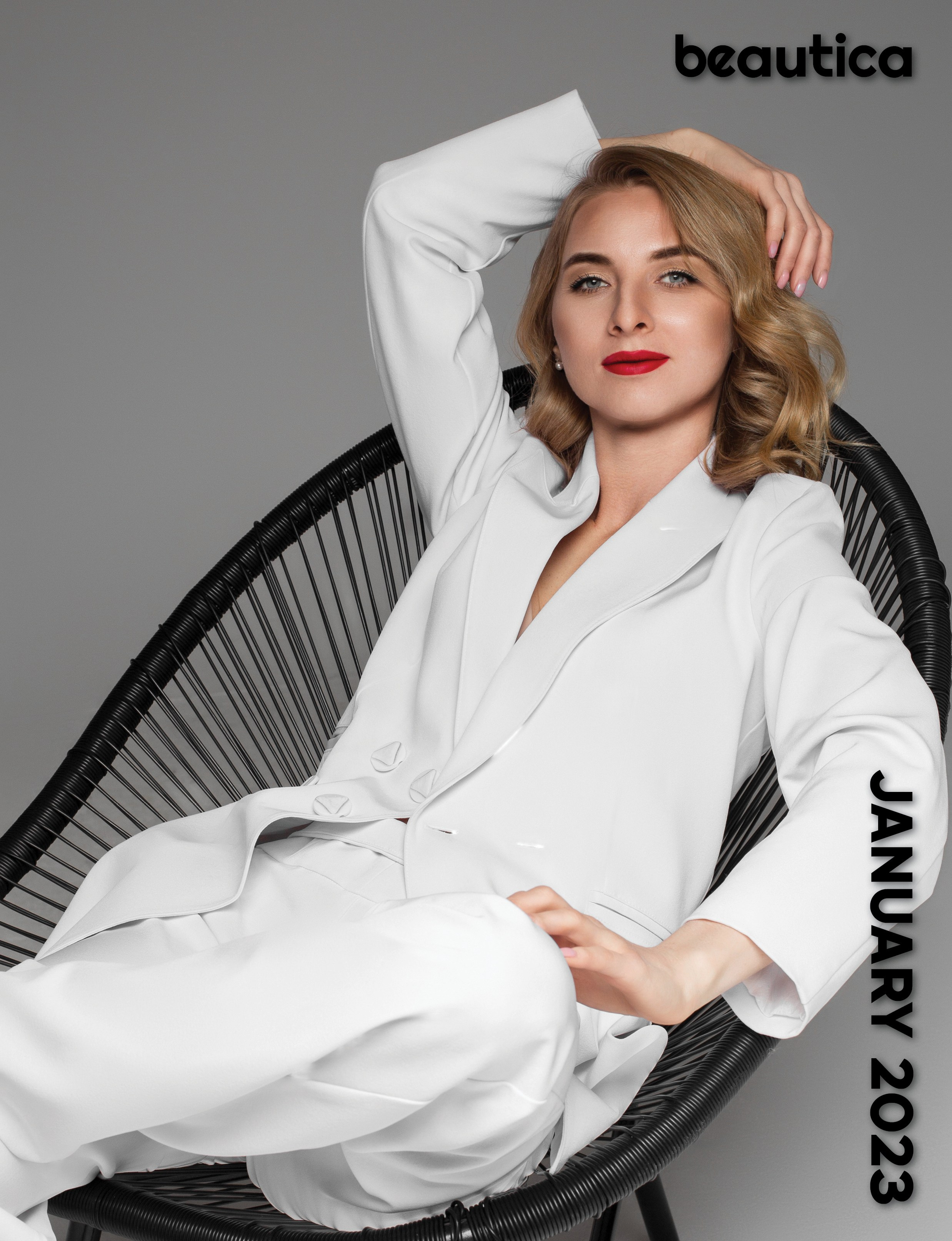 Мария на обложке журнала BEAUTICA (США, КАЛИФОРНИЯ). Ирина Квасова | Фотограф в стиле VOGUE | Тюмень