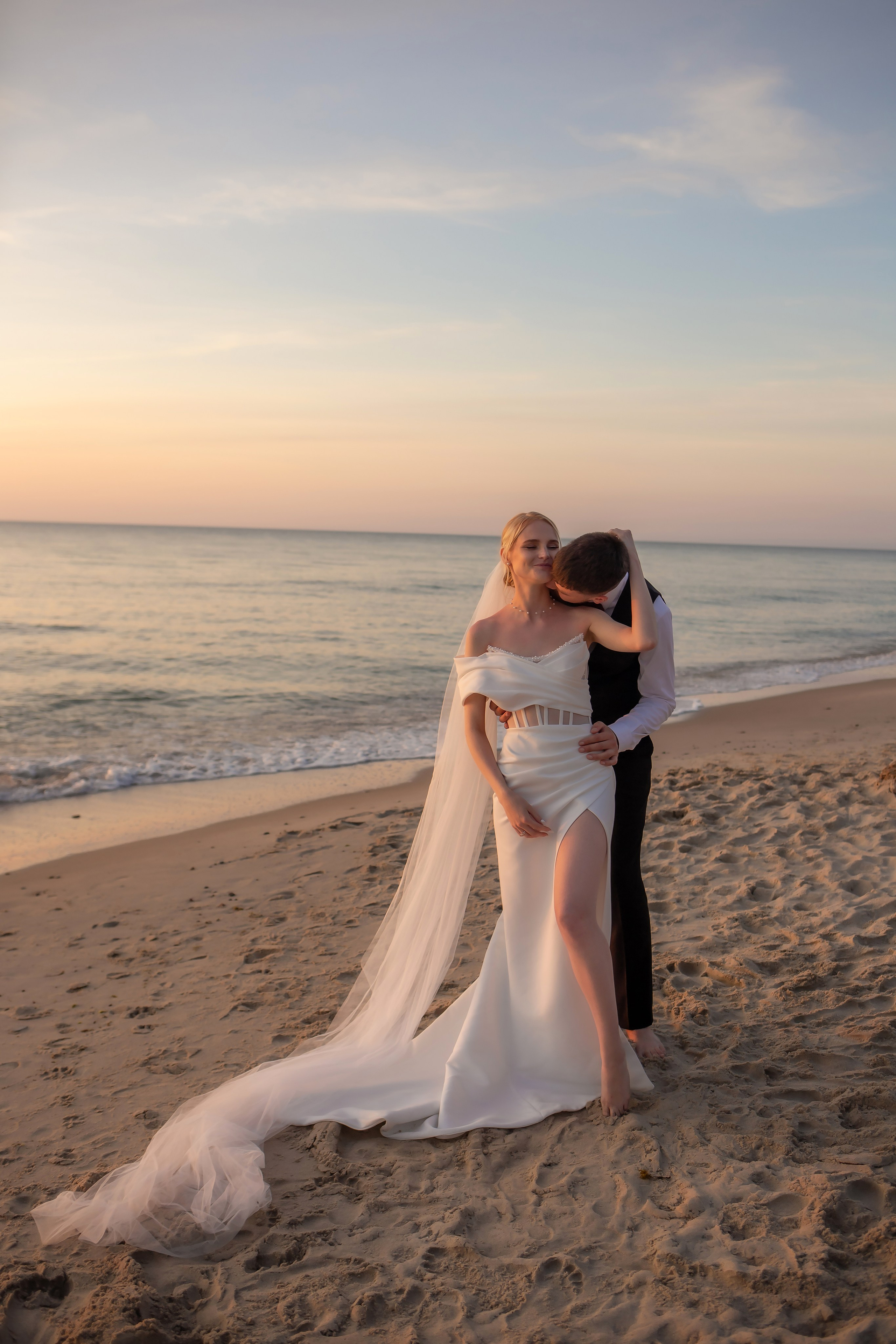 Александра и Влад. На закате. Фотограф в Калининграде Решетникова Алина