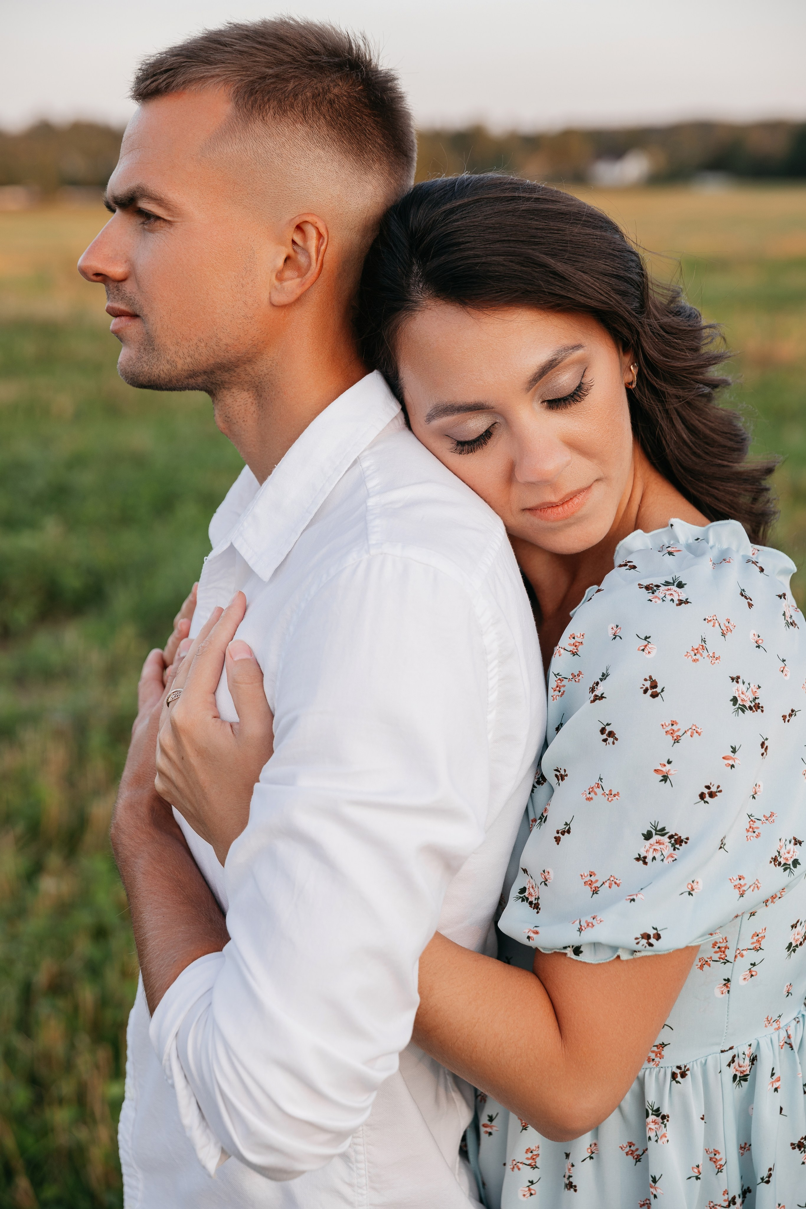 Семейная закатная съемка. Фотограф в Твери Лагодная Яна