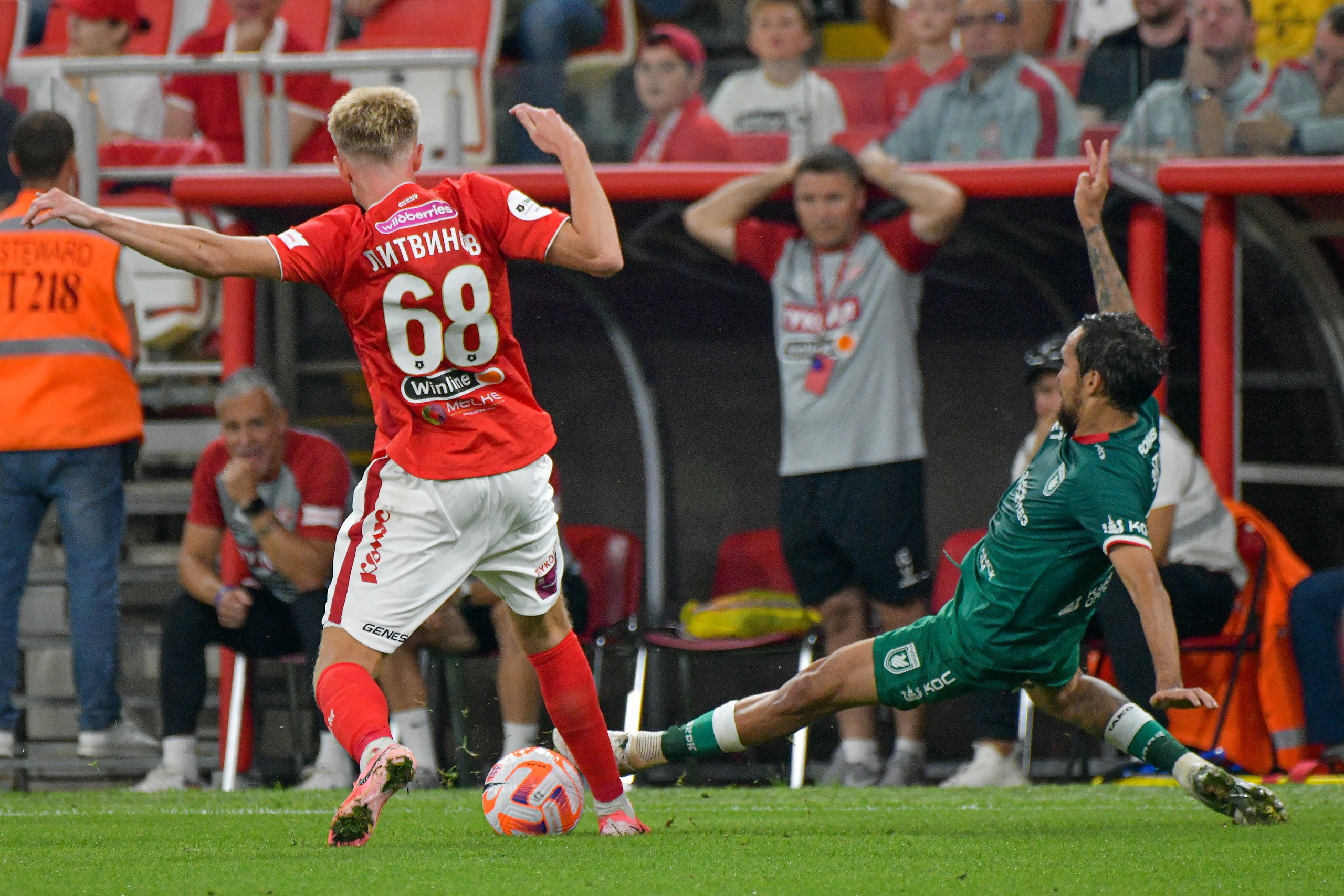 ФК «Спартак-Москва» — ФК «Рубин» 》1:0《 Чемпионат России по футболу. Российская Премьер-Лига. 7 тур. 31.08.2024 «Лукойл Арена» г. Москва. Свой взгляд через объектив