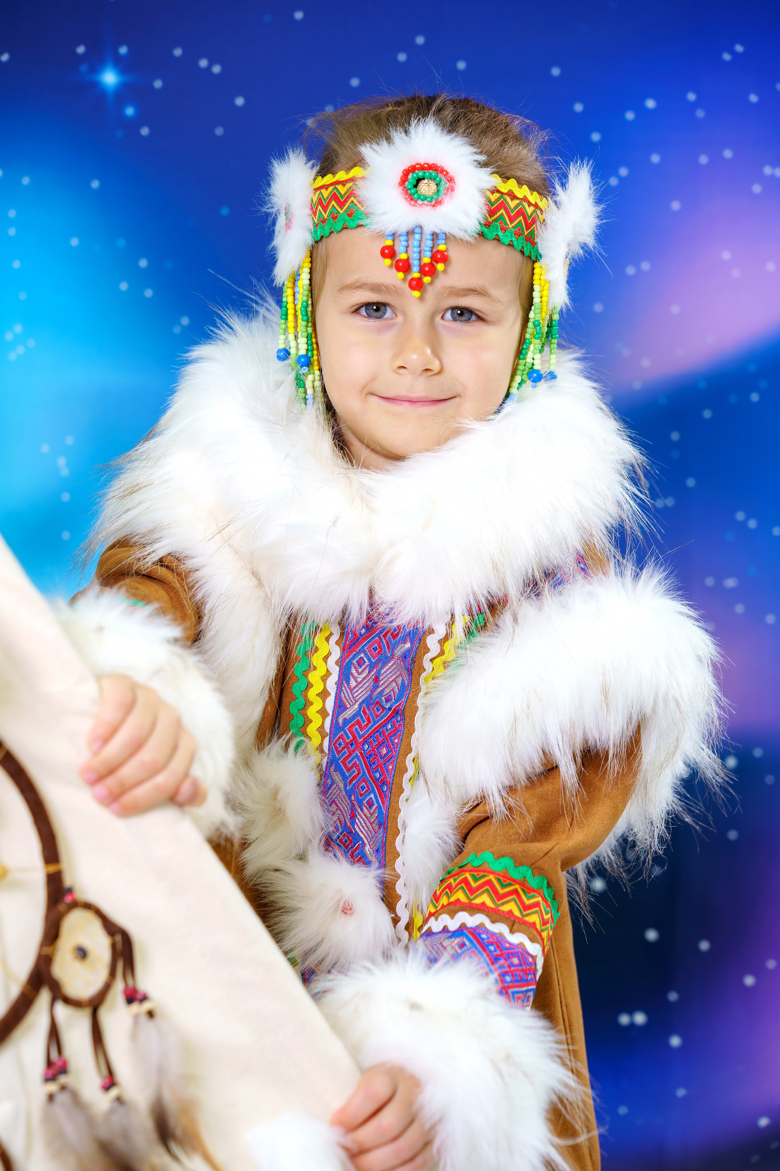 Новогодняя фотосессия для садика «Северное Сияние». Фотостудия «Стрекоза»