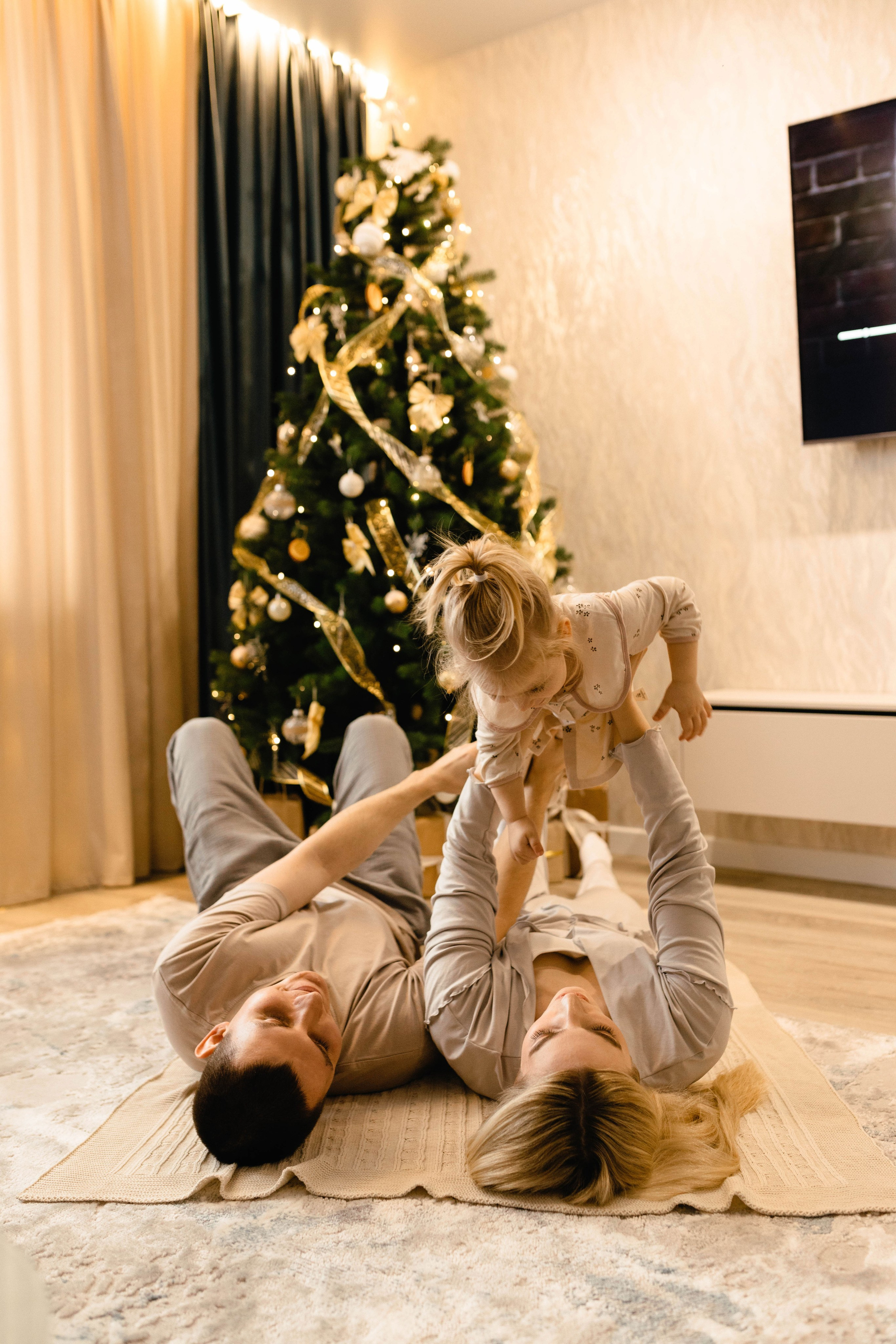 Домашняя семейная Новогодняя съемка. Свадебный и семейный фотограф во Владимире Белашова Анастасия