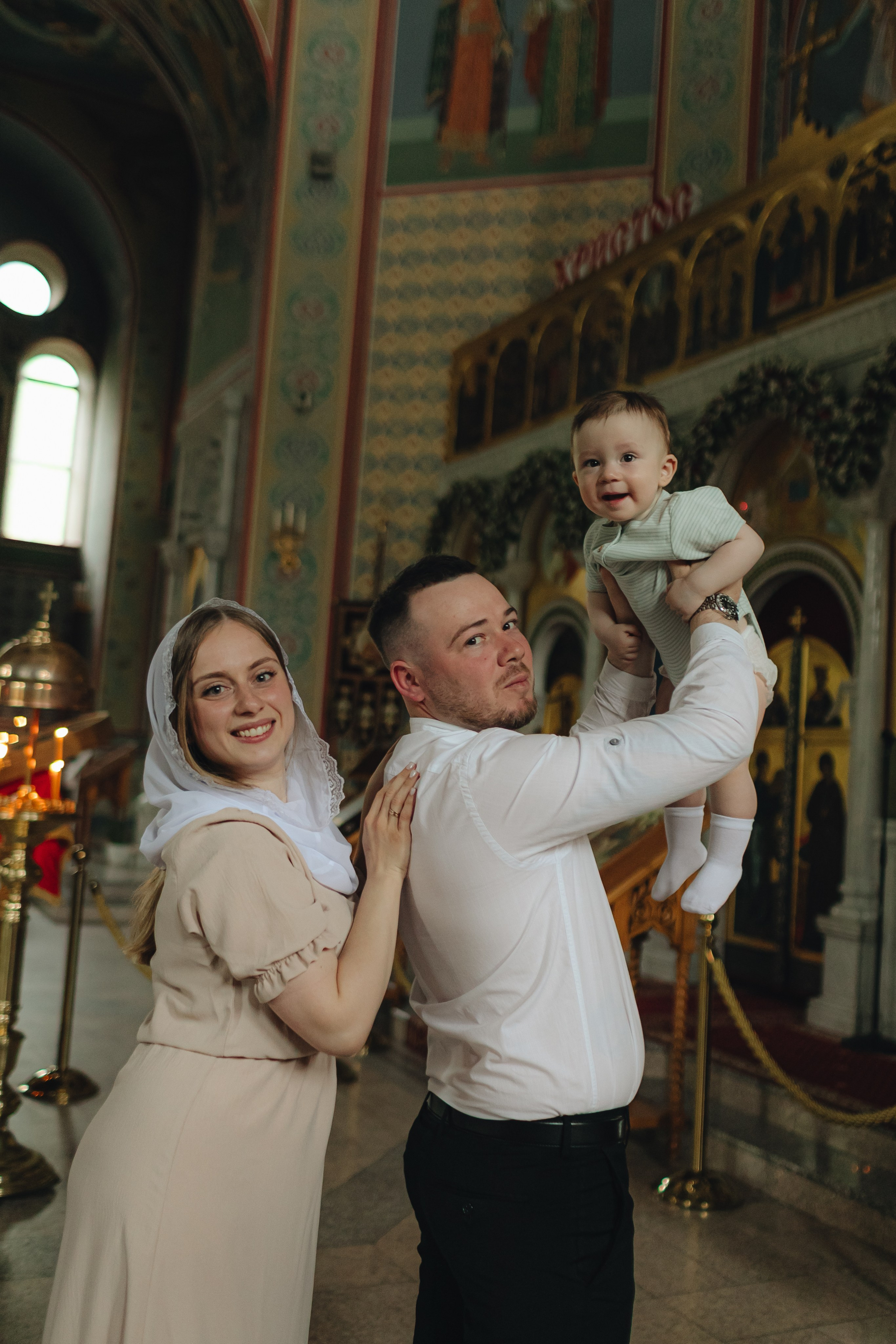 Крещение Макара Храм Сергия Радонежского в Солнцево. Свадебный и Семейный фотограф в Москве Александра Вайпер