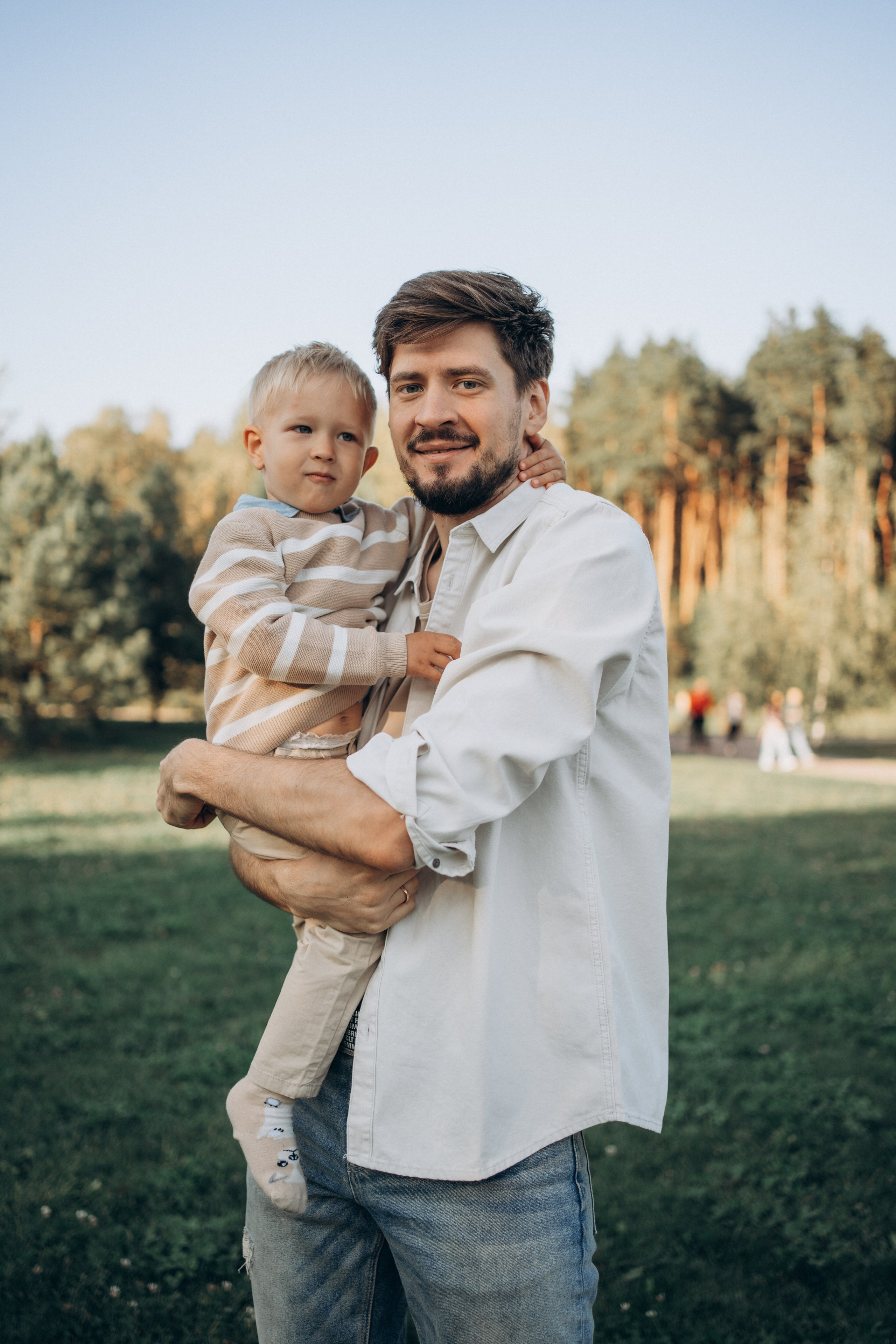Прогулка в парке. Фотограф новорожденных и малышей до года в Москве Анастасия Соколова