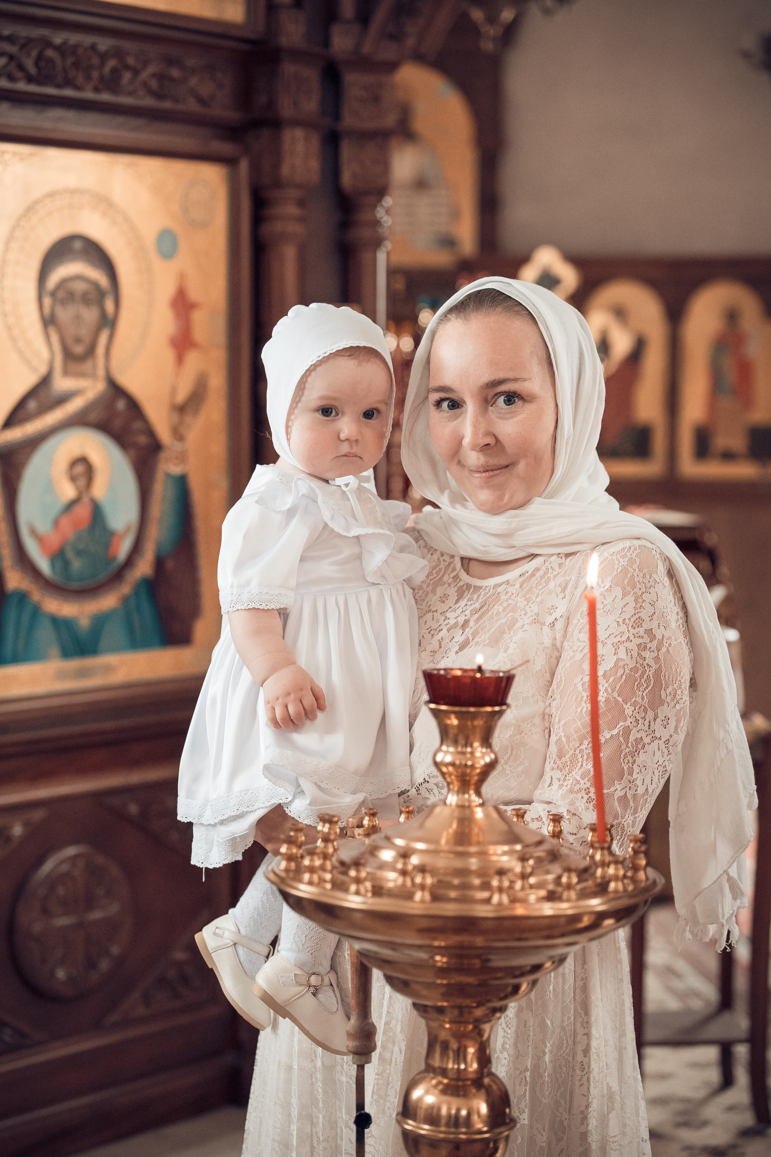 Крещение Виктории и Константина в Церкви Николая Чудотворца. Семейный и детский фотограф в Калуге Юлия Щедрина