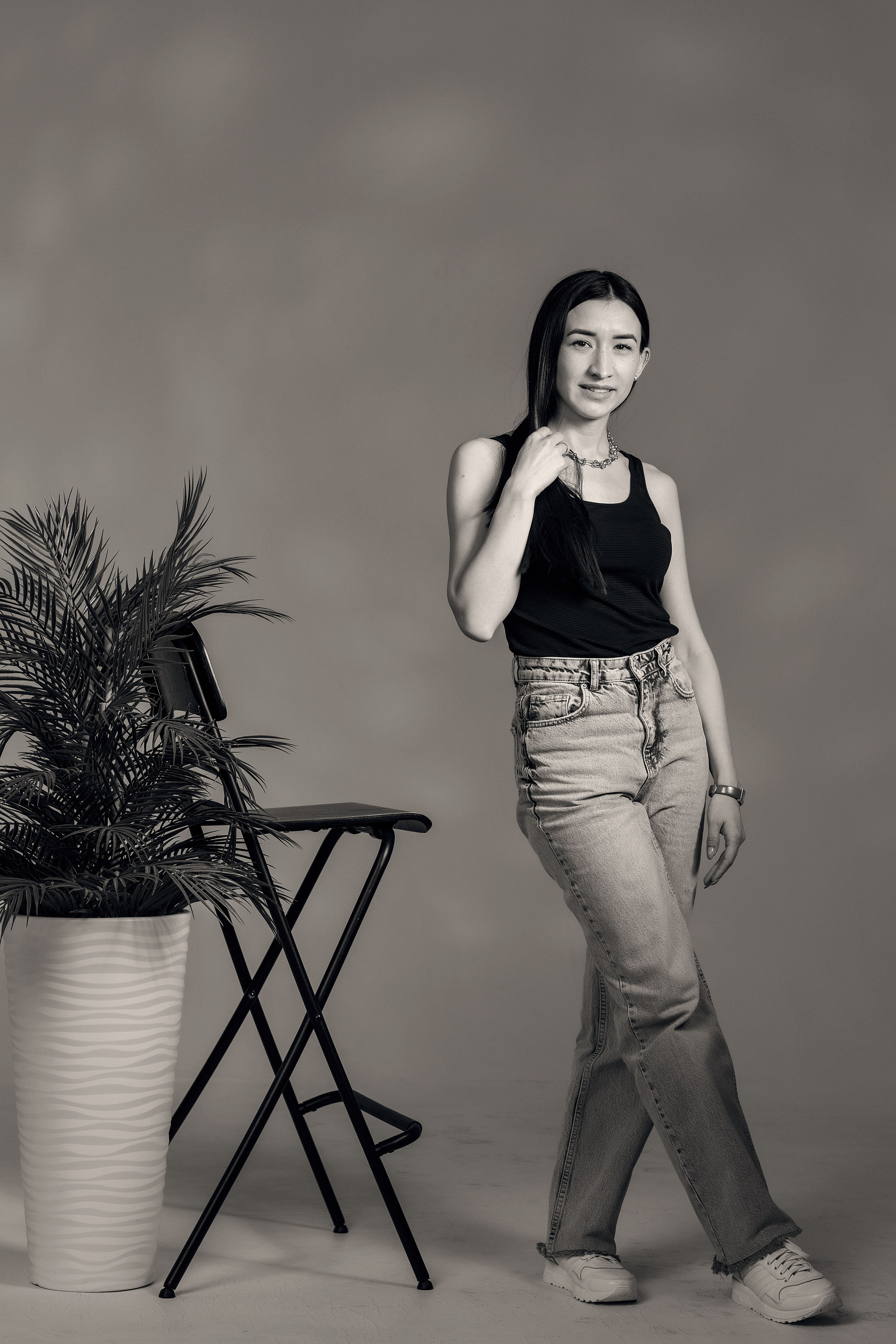 Студийная фотосессия с Катей. Портретный и репортажный фотограф в Чебоксарах Андриян Чаркин