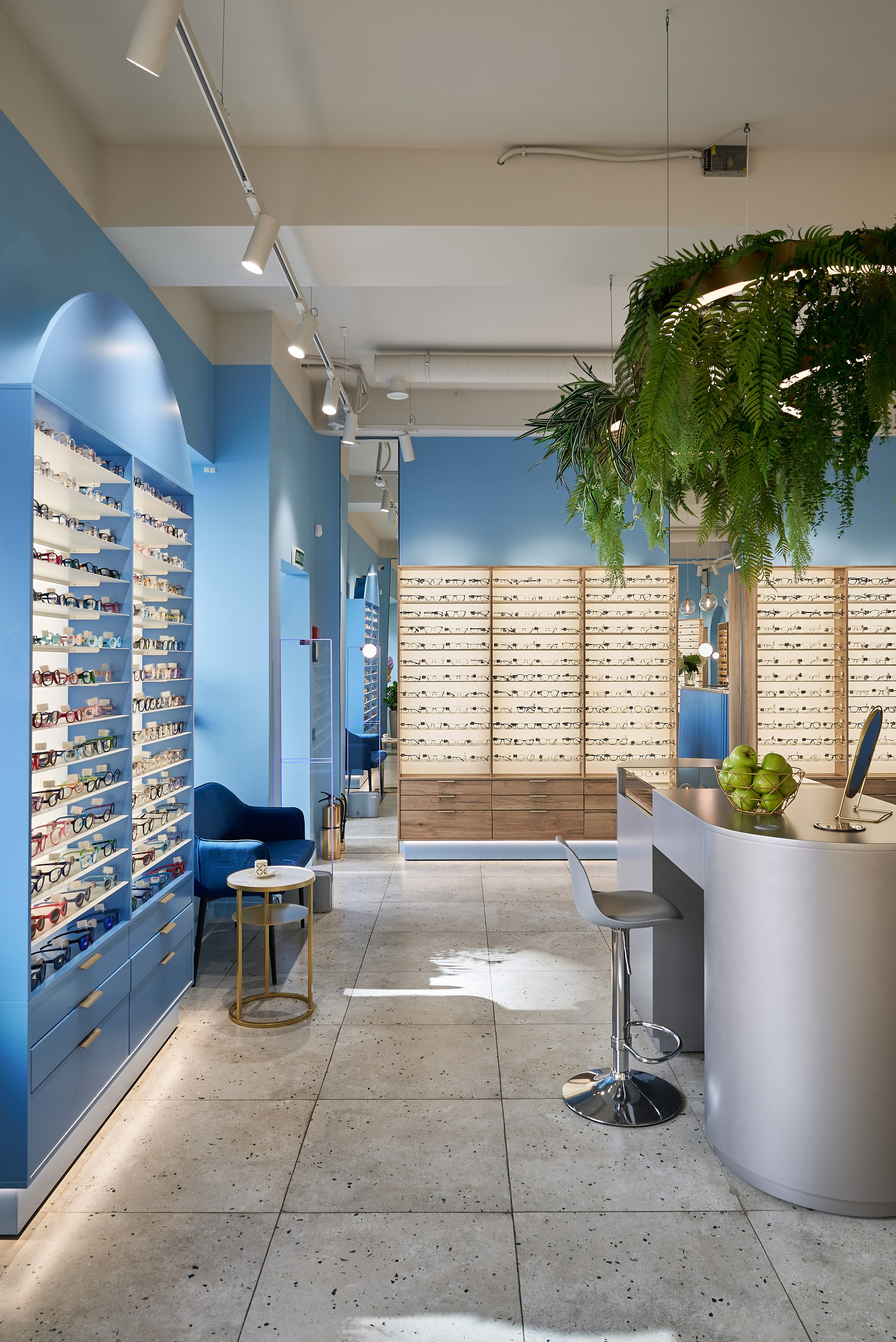 Небесно-голубой и капибара: оптика в Москве (Публикация My Decor). Бояршинов Антон Интерьерный фотограф/видеограф Москва