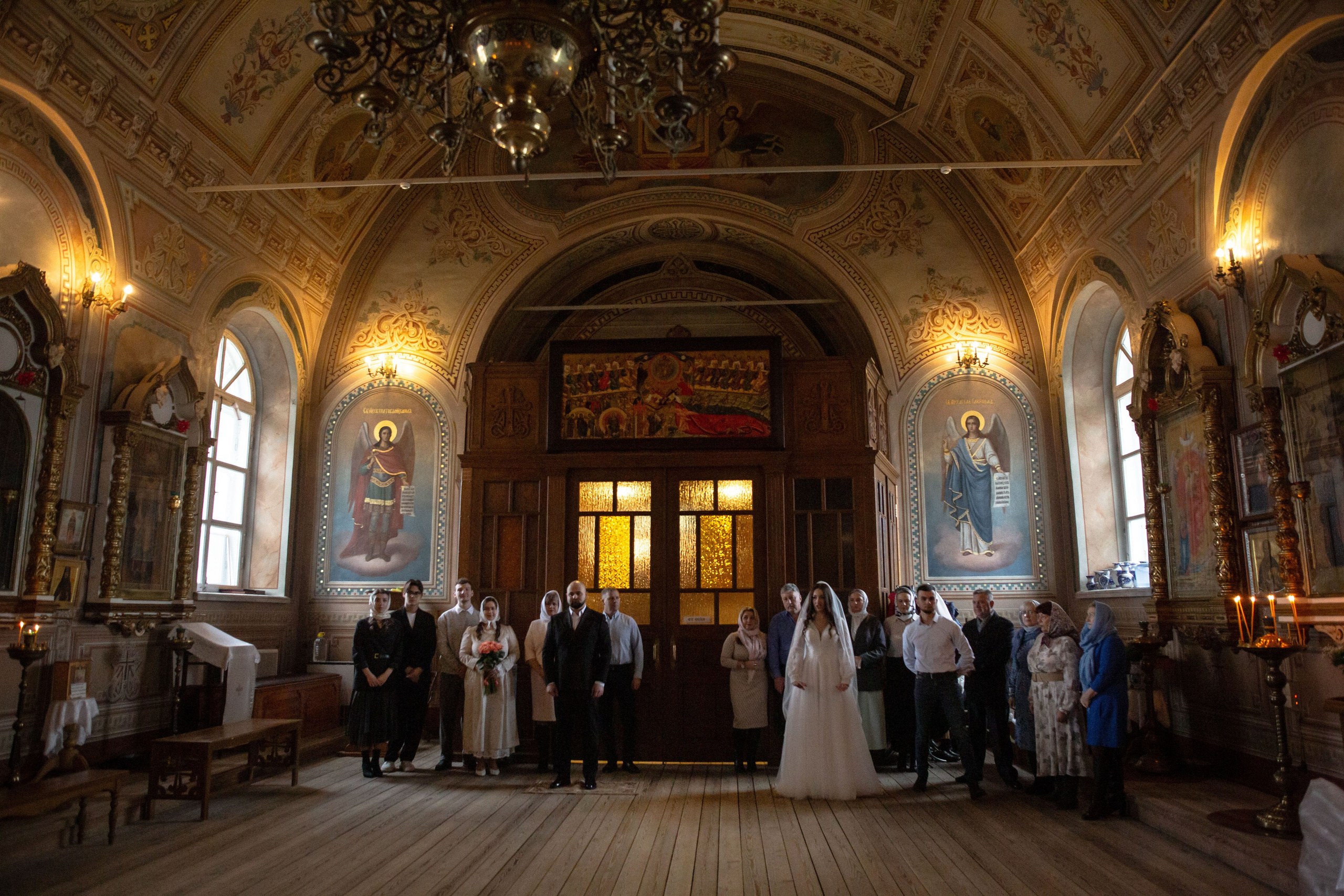 Венчание Дмитрий и Елена Воскресенский храм. Семейный и детский фотограф Анна Петракова