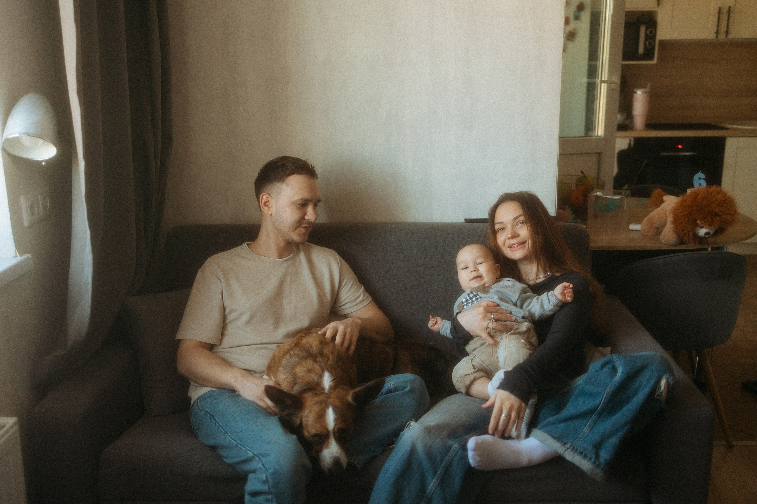 Робби, Лена, Андрей и Марк. Фотограф анималист Анастасия Пикей