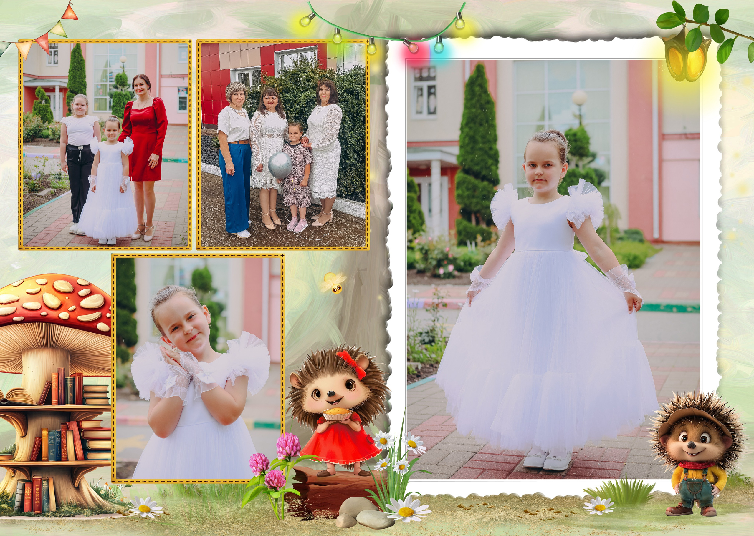 Садик 10 разворотов. Яковлева Екатерина. Школьный и семейный фотограф