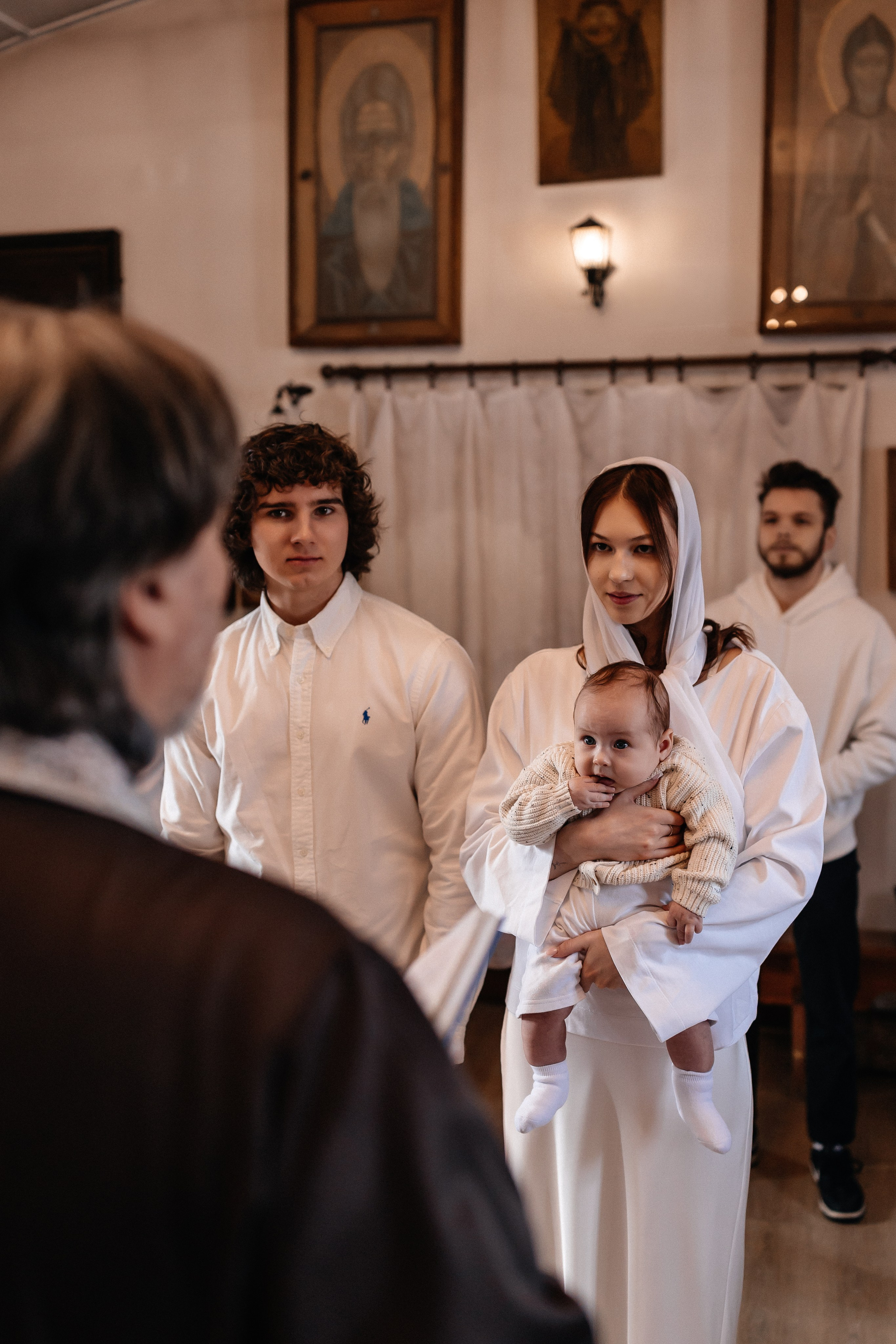 Крещение Артема. Семейный фотограф Минск Усова Ольга