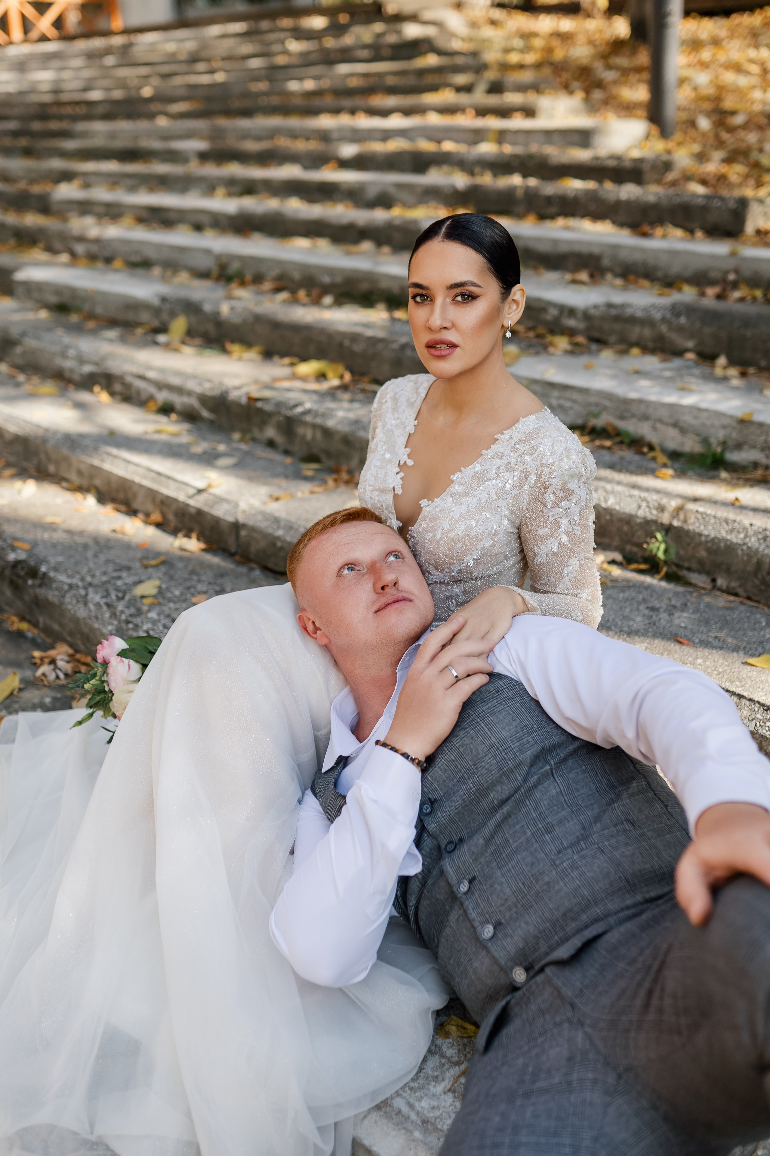 Степан и Алина. Красивая осенняя прогулка. Свадебный фотограф в Хабаровске