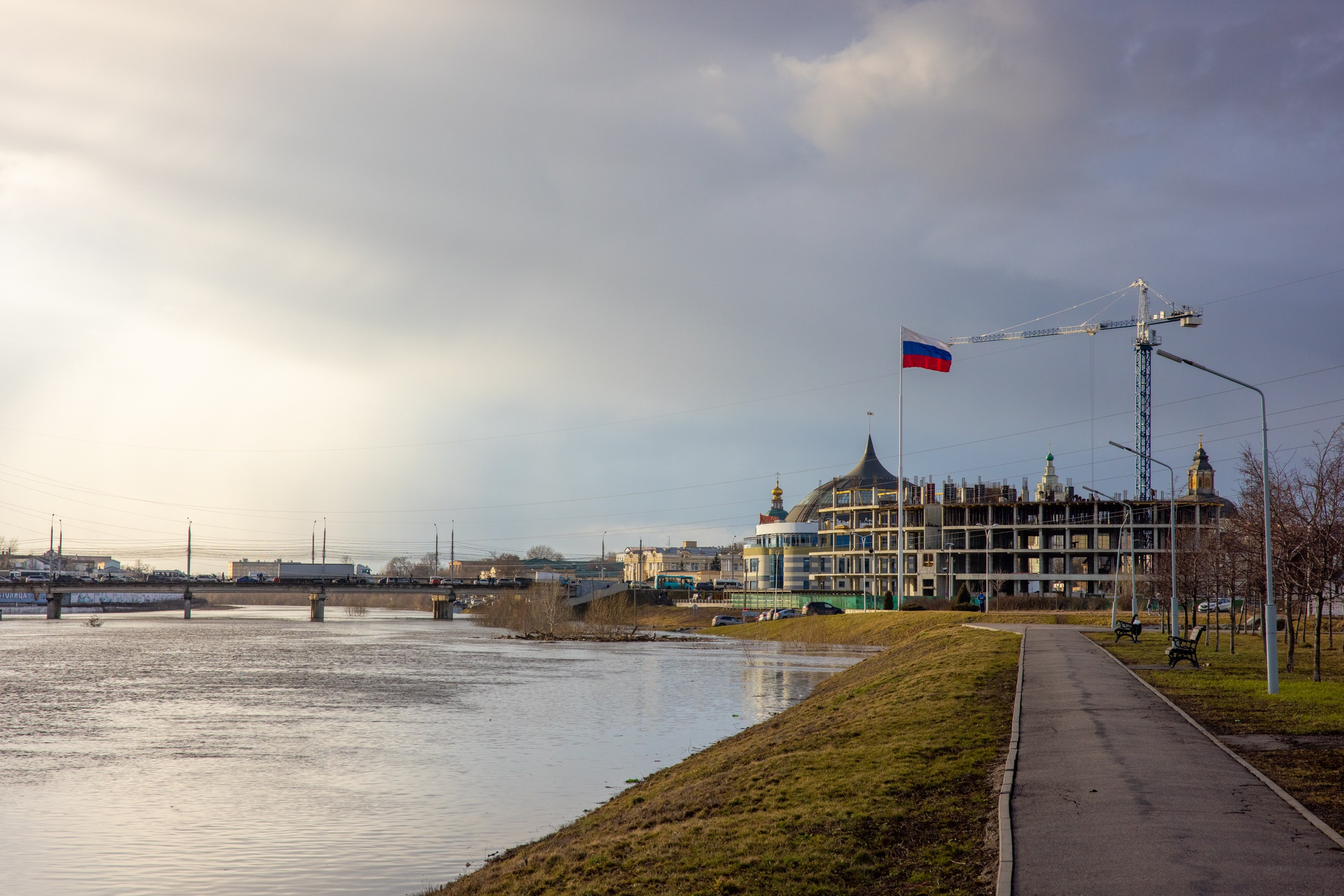 Паводок на Оке. Фотограф в Туле Крупский АнДРей. Фотостудия «КАДР71» в Туле